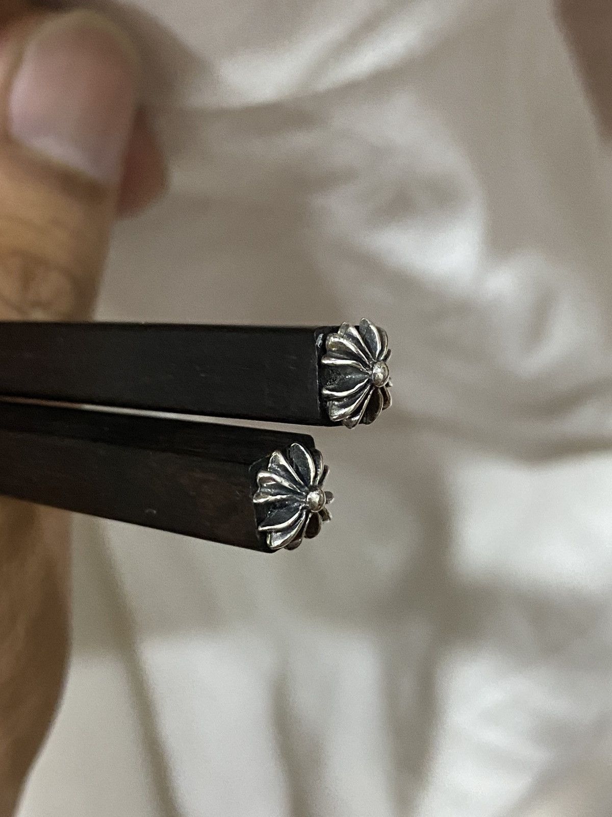 Chrome Hearts Chrome Hearts Silver Chop Stick Size ONE SIZE - 7 Thumbnail