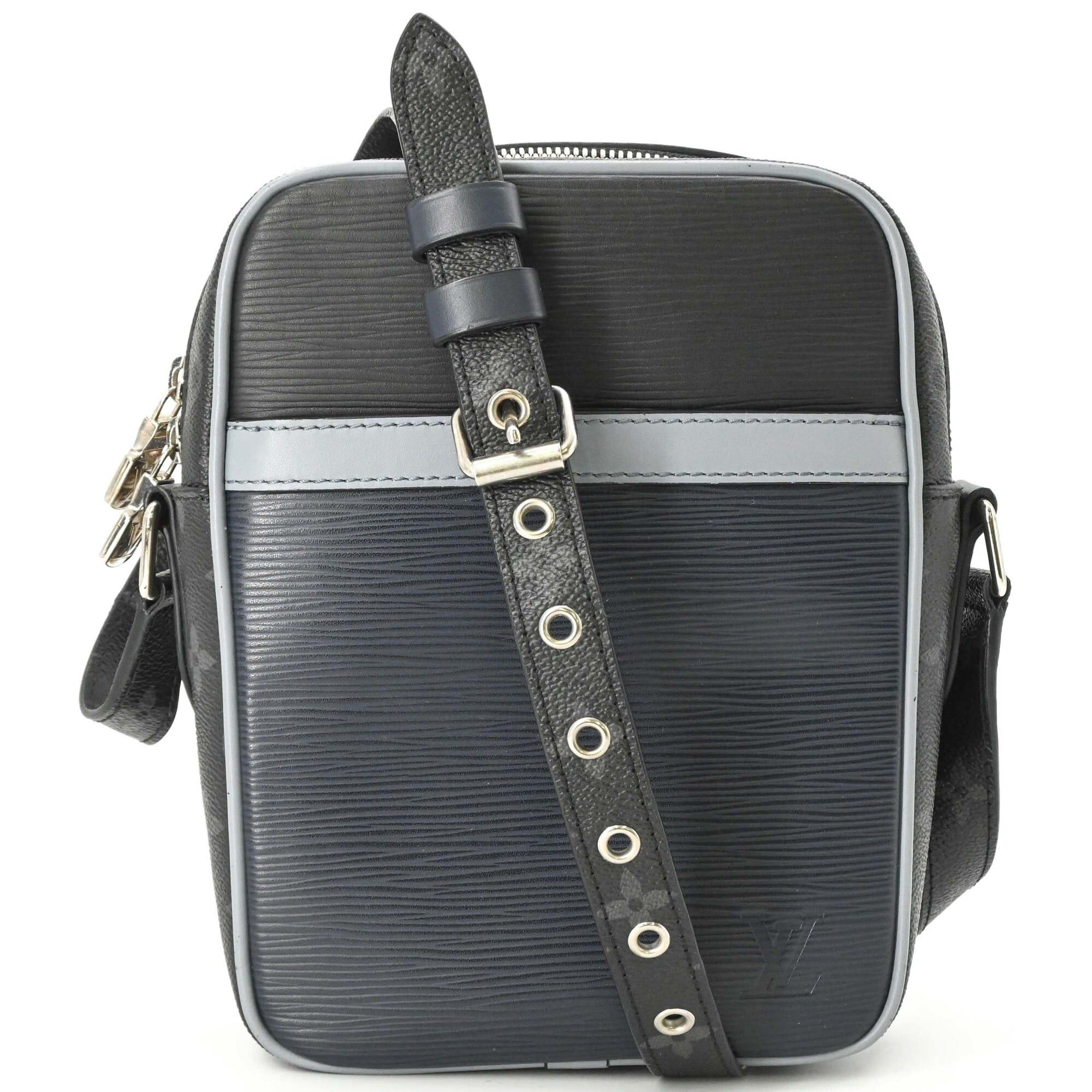 Louis Vuitton Louis Vuitton Danube PM Shoulder Bag Epi Monogram Eclipse Black Navy M53421 Size ONE SIZE - 1 Thumbnail