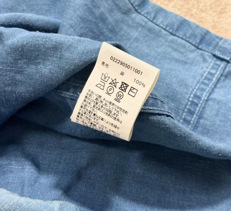 Visvim Visvim 22ss ICT Fairway Shirt Denim Blue-2506 Size US S / EU 44-46 / 1 - 7 Thumbnail