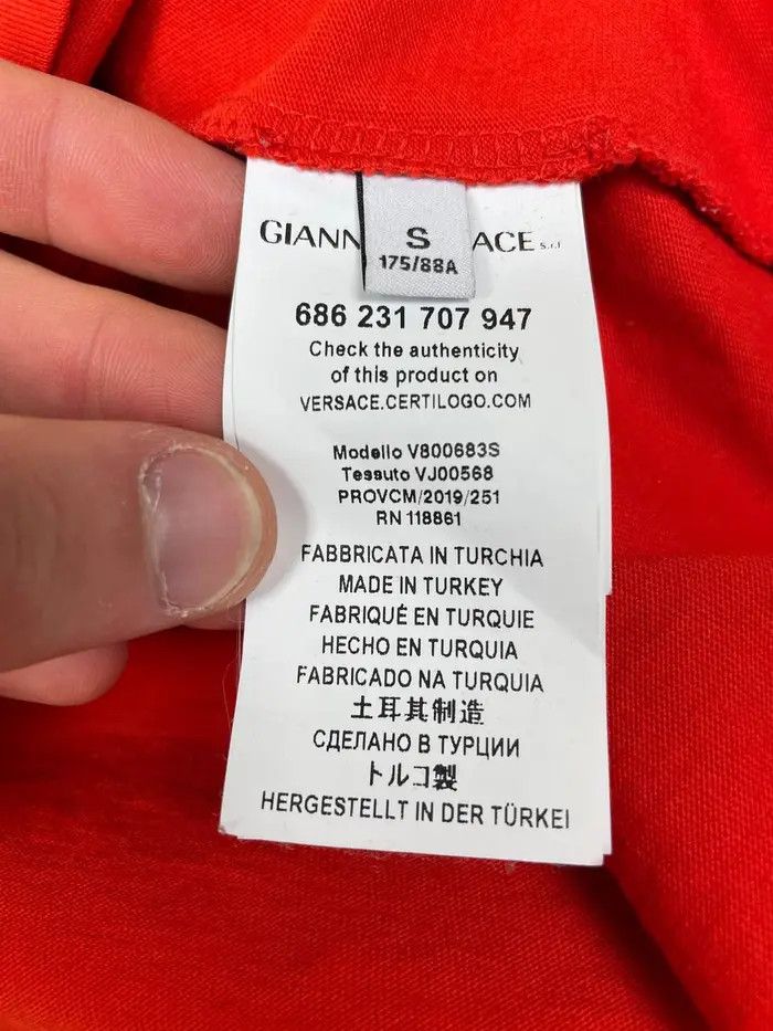Versace Gianni Versace Collection T Shirt Big Logo Size US S / EU 44-46 / 1 - 8 Thumbnail