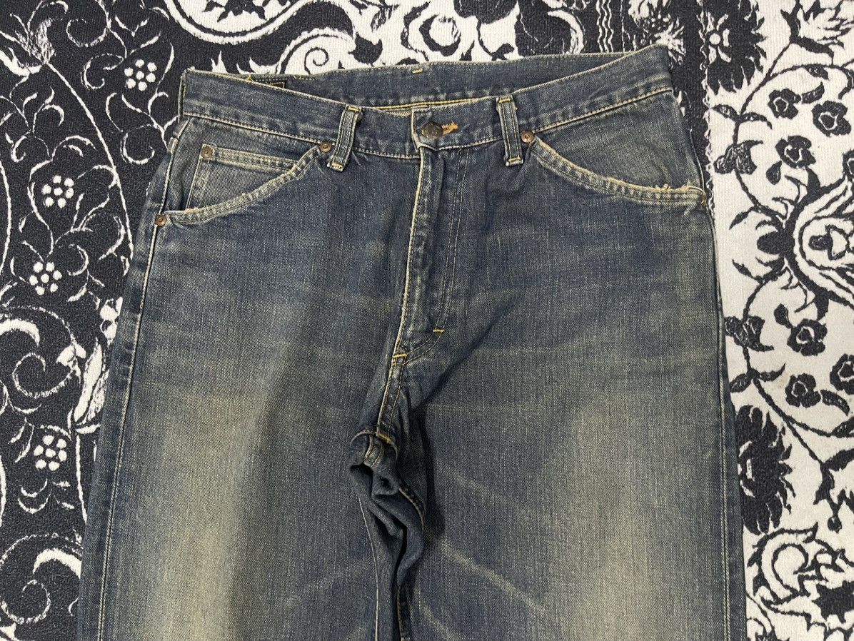 Lee 80s LEE RIDERS RARE ONESIDE SALVADGE DISTRESSED ON TALON ZIP Size US 31 - 6 Thumbnail