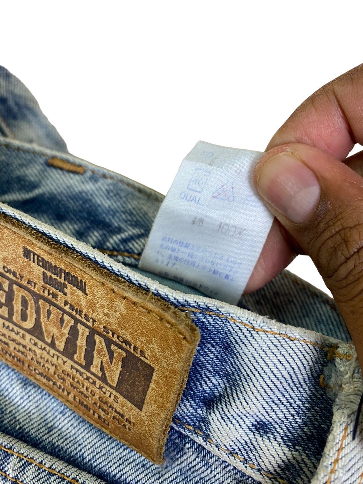 Edwin × Vintage Edwin Non Selvedge Acid Wash Denim Size US 32 / EU 48 - 16 Thumbnail