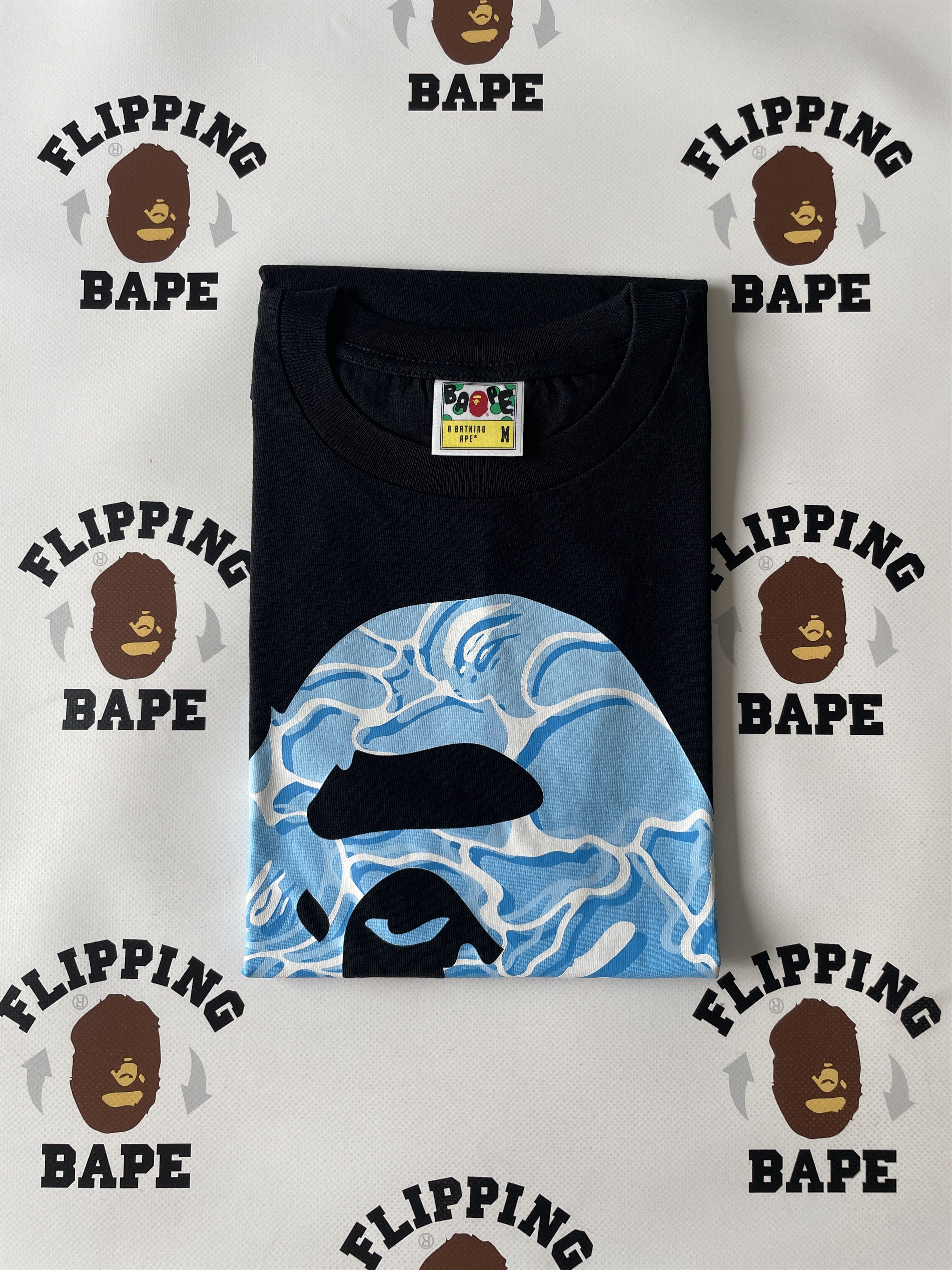 Bape ABC SEA SURFACE CAMO APE HEAD TEE Size US M / EU 48-50 / 2 - 7 Thumbnail