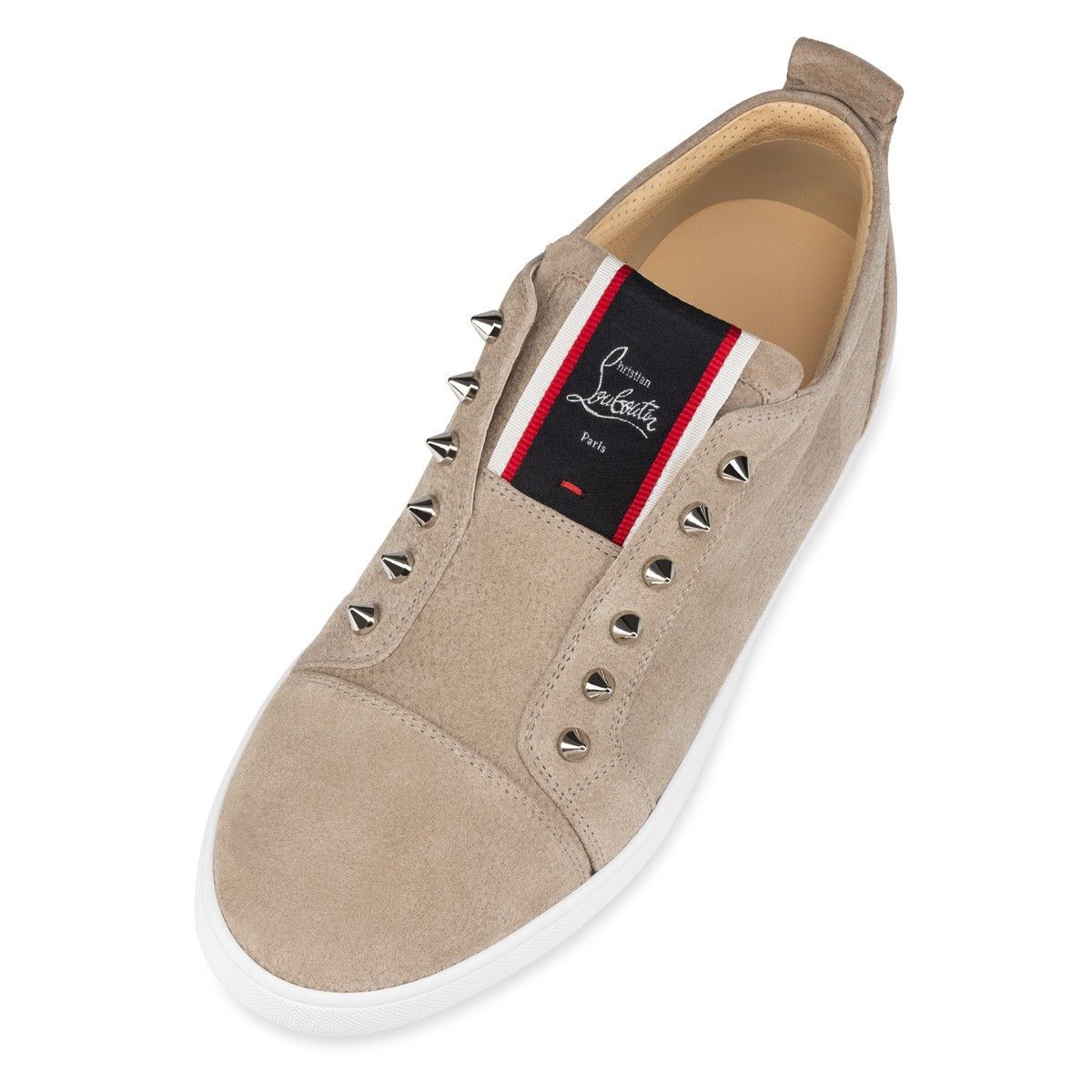 Christian Louboutin o1bcso1str0825 F.A.V Fique A Vontade in Beige Size US 12 / EU 45 - 4 Thumbnail