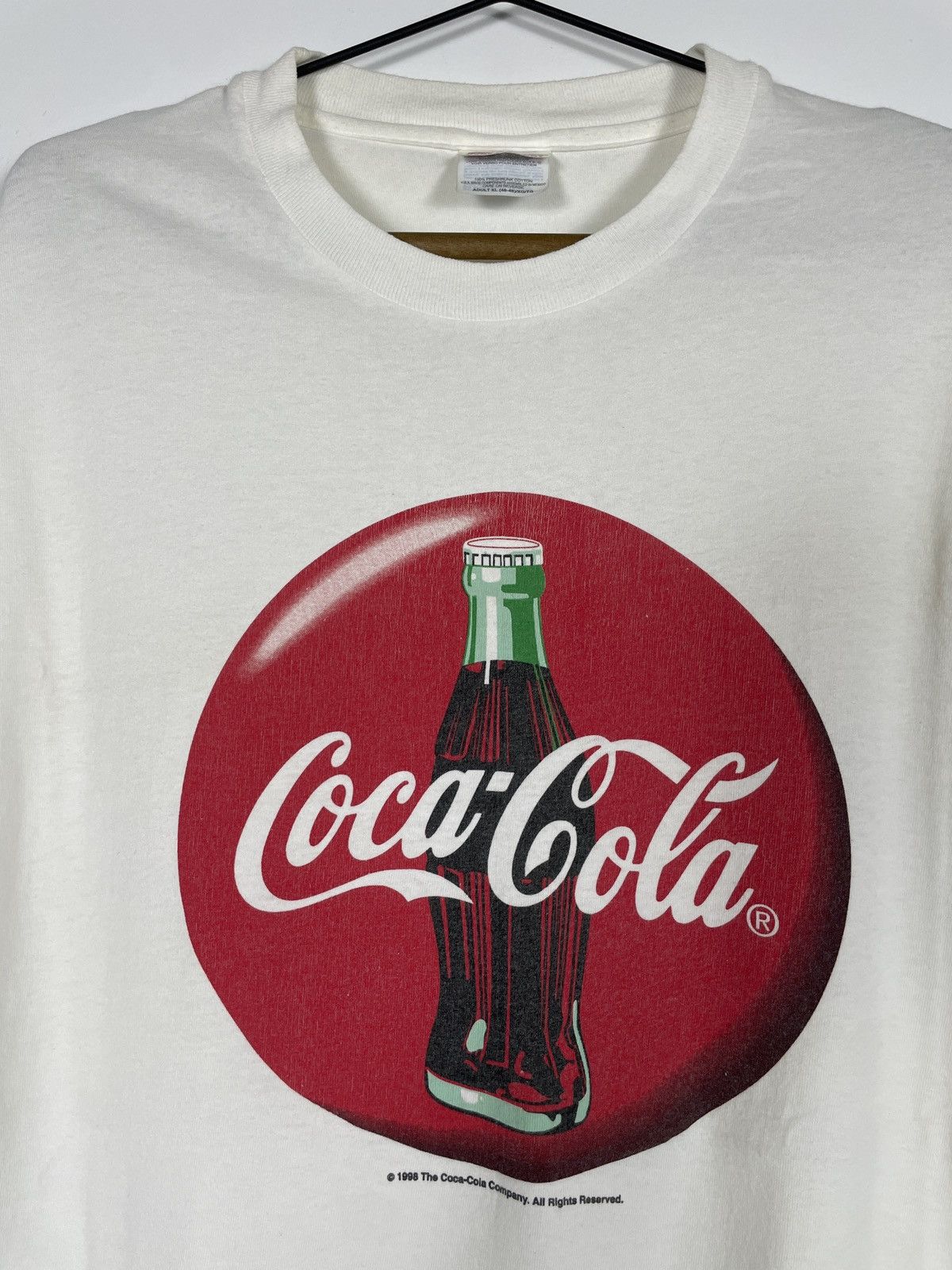 Coca Cola × Vintage Vintage Coca Cola T -Shirt Size US XL / EU 56 / 4 - 2 Thumbnail