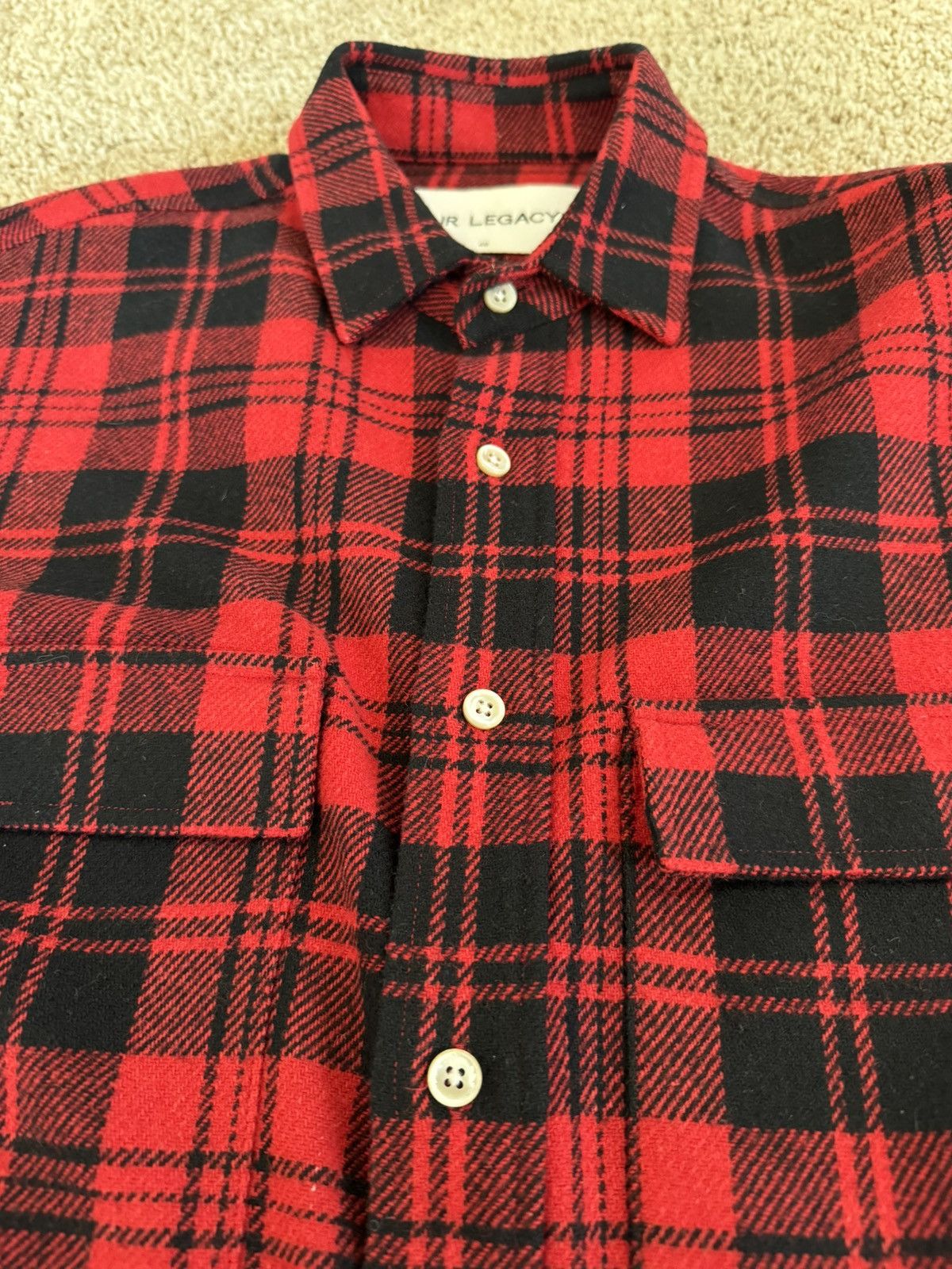 Our Legacy Our legacy long sleeve plaid shirt Size US M / EU 48-50 / 2 - 3 Thumbnail