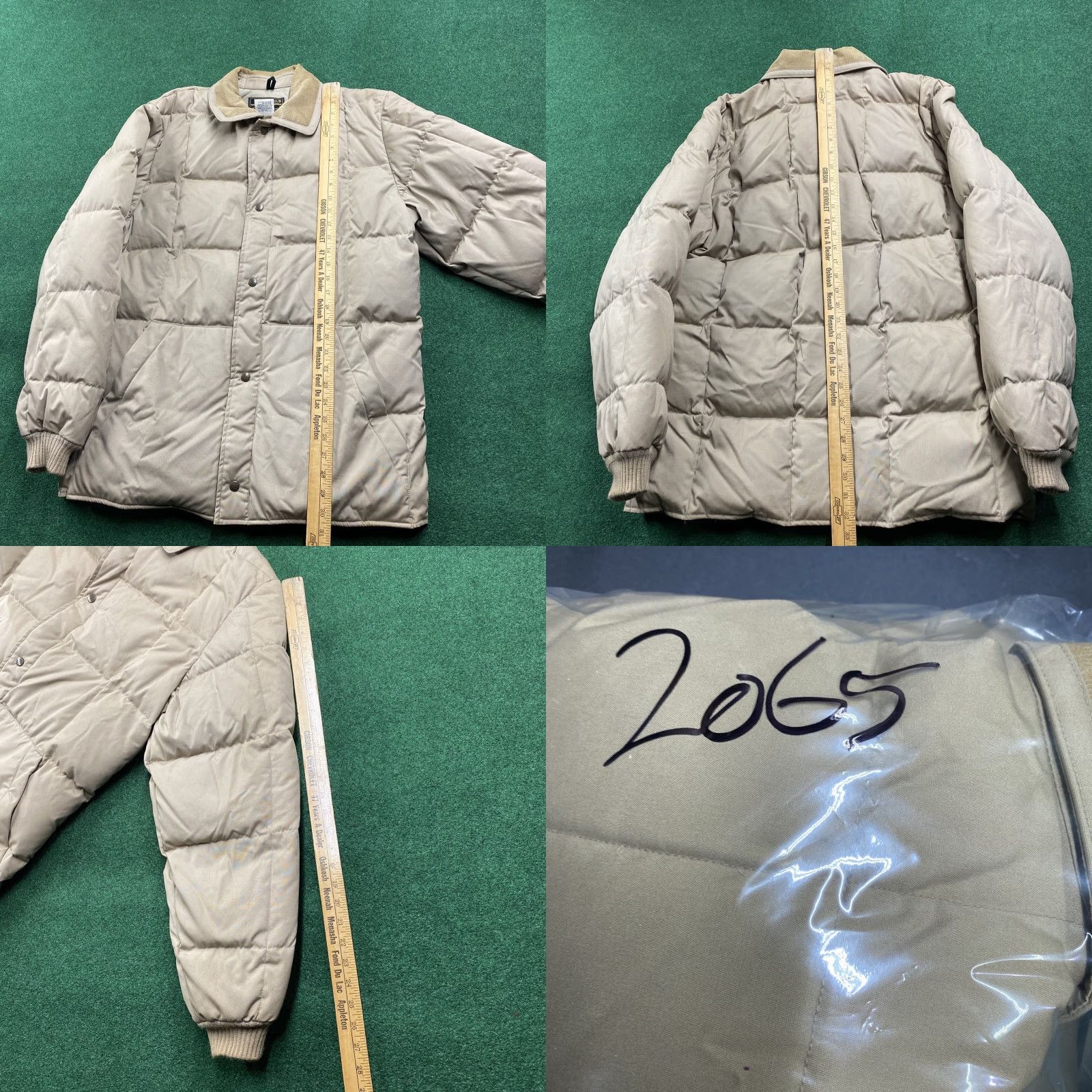 Eddie Bauer VINTAGE Eddie Bauer Goose Down Puffer Jacket Mens L Beige 70S Quilted Parka USA 3-in-1 Jacket Down Insulated Full Zip Lined Size US L / EU 52-54 / 3 - 8 Thumbnail