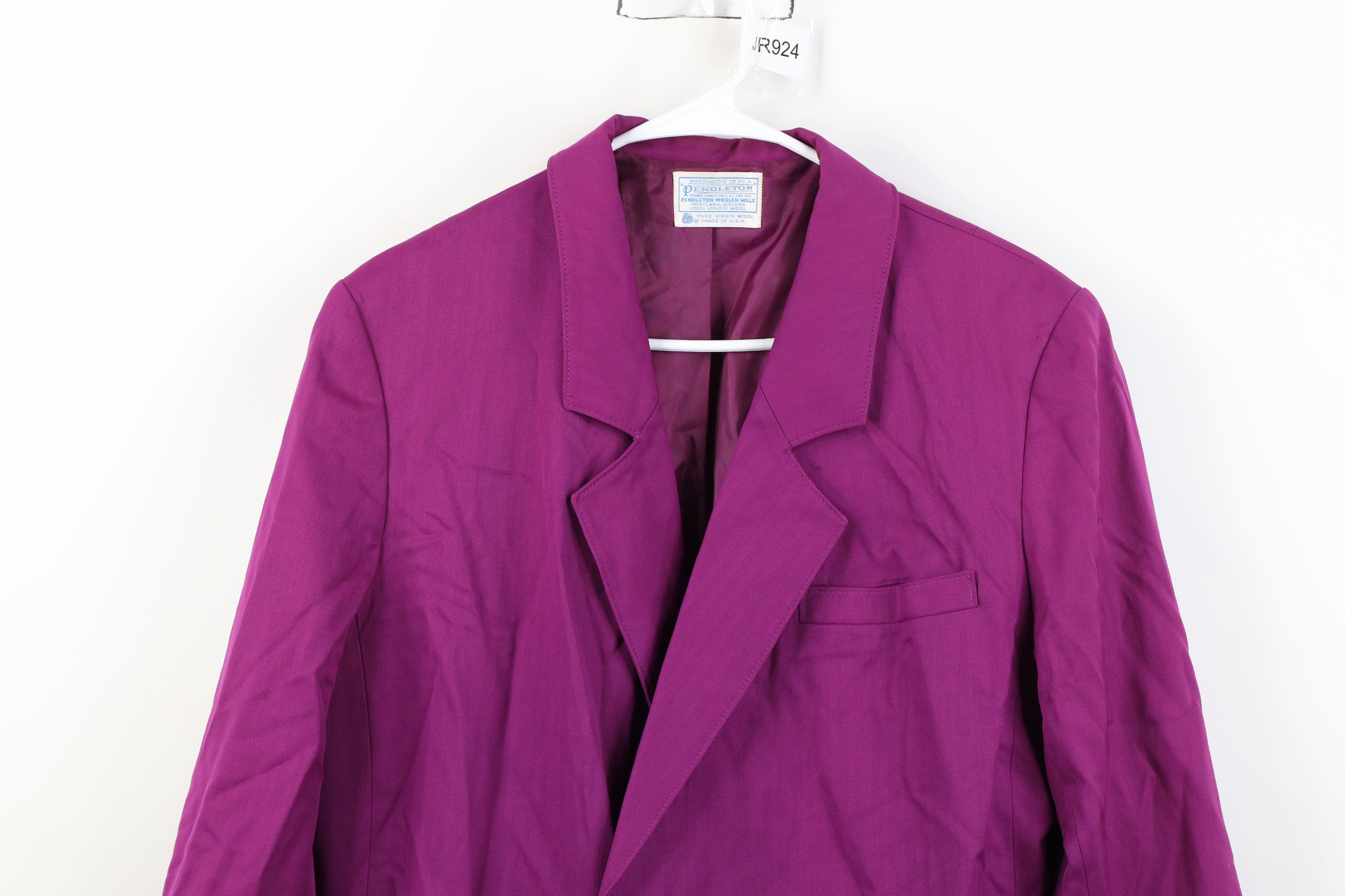 Pendleton Vintage 90s Pendleton Herringbone Suit Blazer Jacket USA Size XXL / US 16-18 / IT 52-54 - 2 Thumbnail