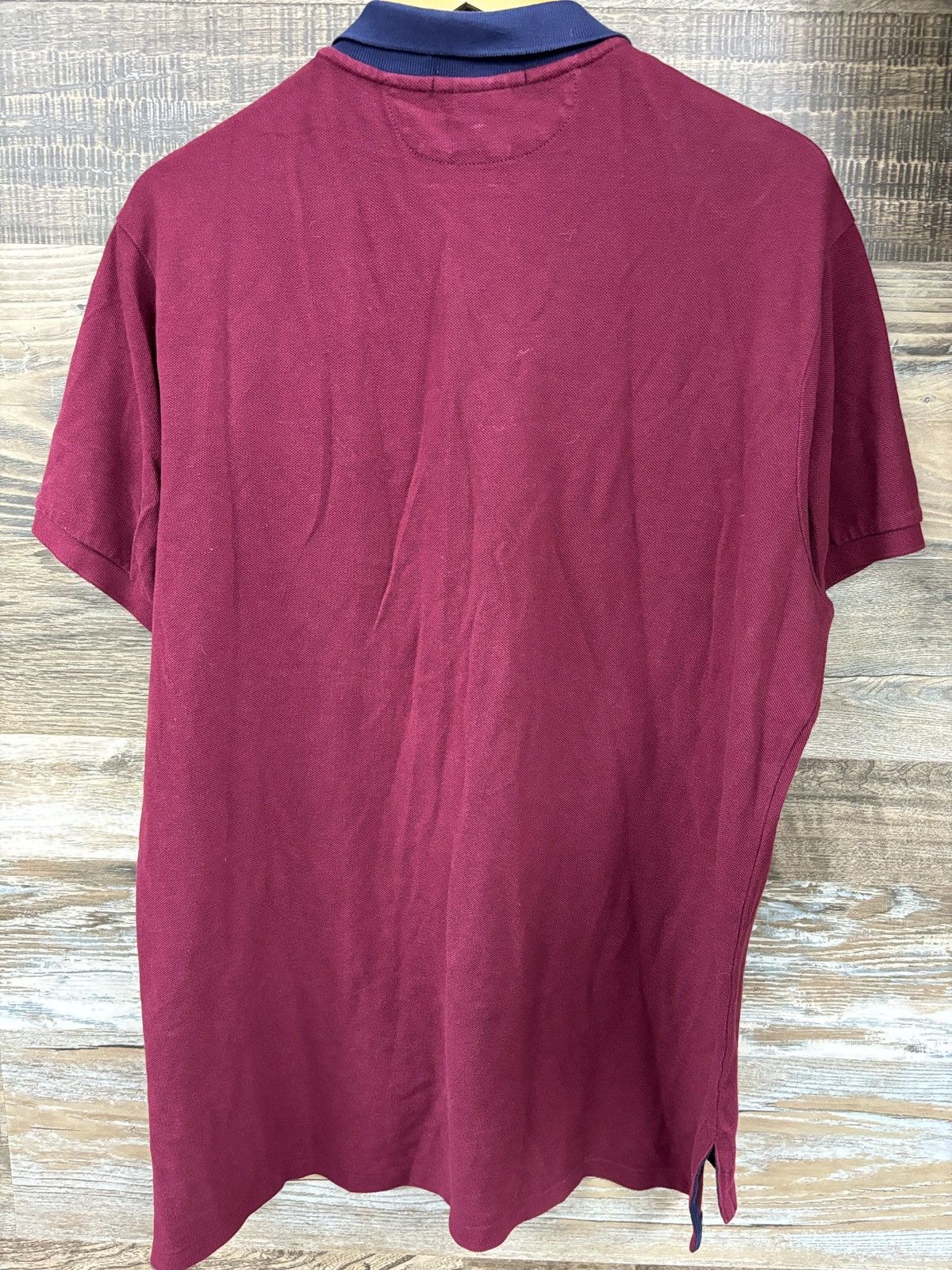 Polo Ralph Lauren Polo Ralph Lauren burgundy stripe XL Size US XL / EU 56 / 4 - 4 Thumbnail