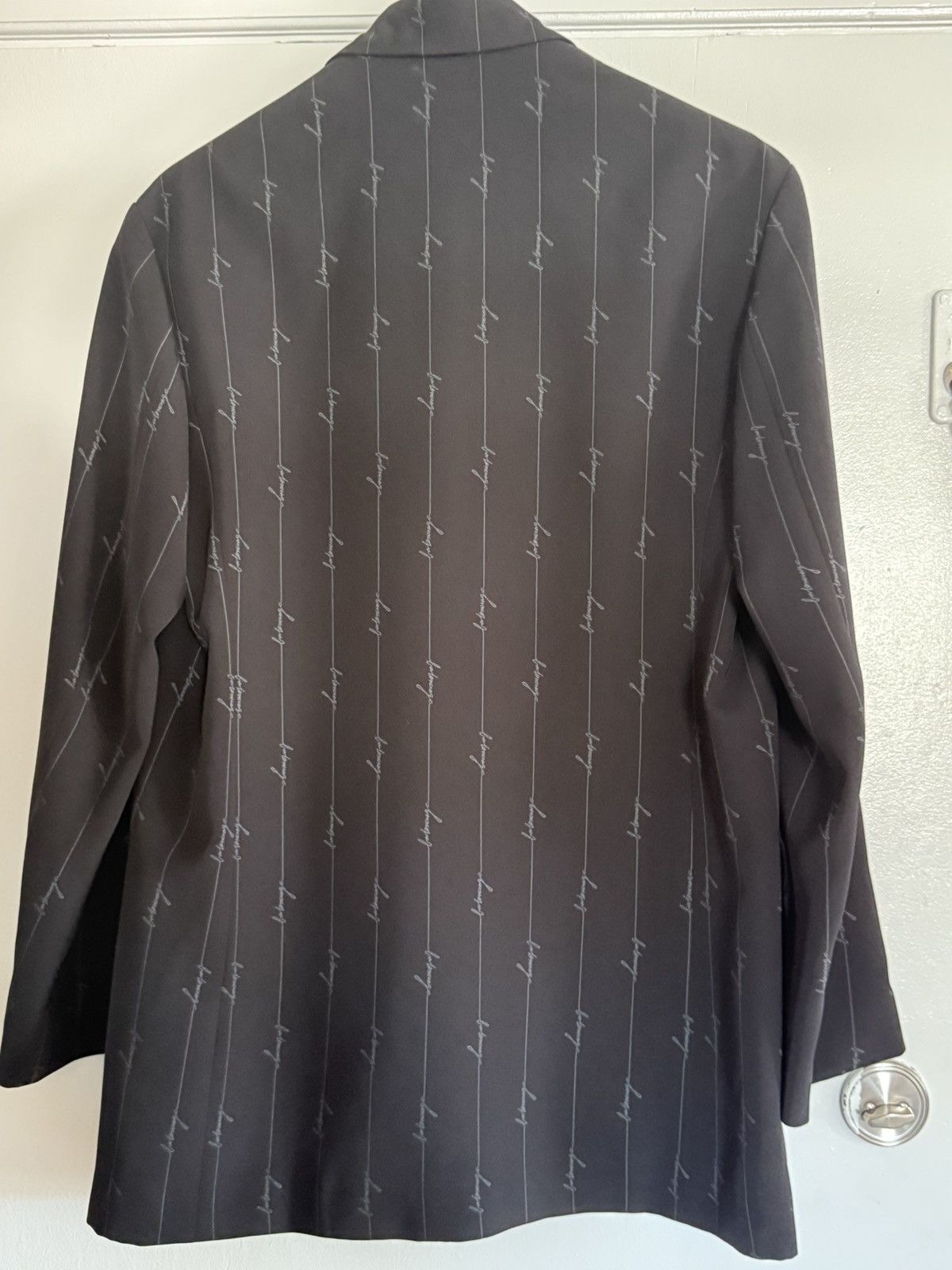 Balenciaga Balenciaga logo long blazer suit jacket Size 38R - 6 Thumbnail
