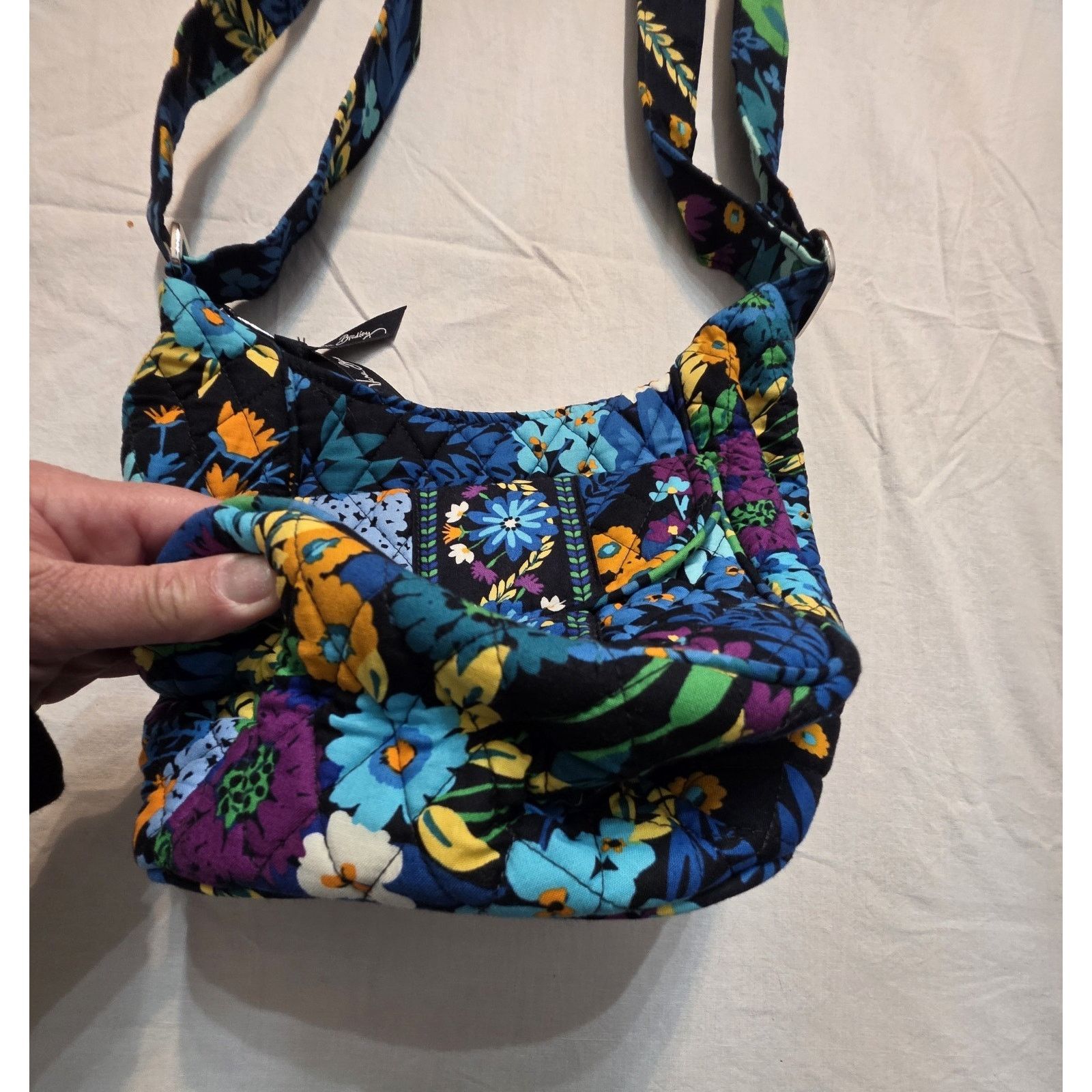 Vera Bradley Vera Bradley Midnight Blue Quilted Crossbody Bag Multi Pockt Size ONE SIZE - 4 Thumbnail