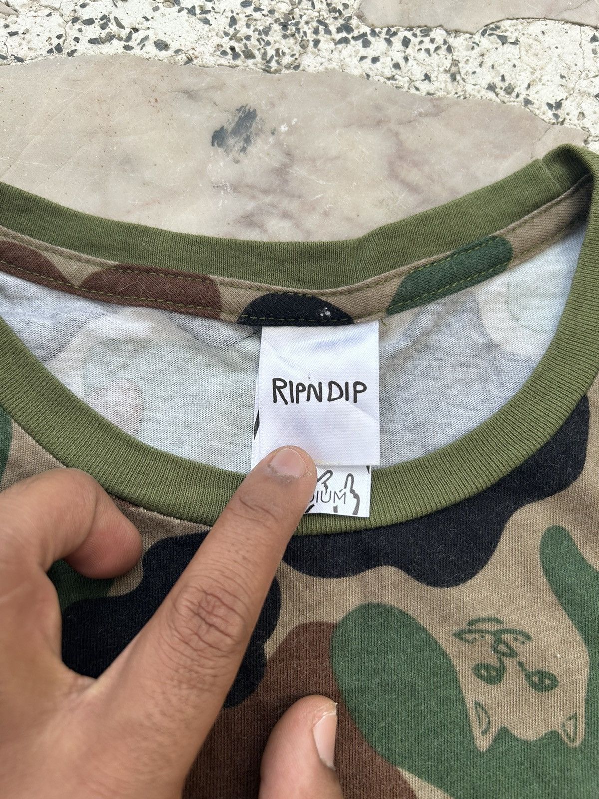 RIPNDIP Camo RinnDip Longsleeve Camo Tee Size US M / EU 48-50 / 2 - 6 Thumbnail