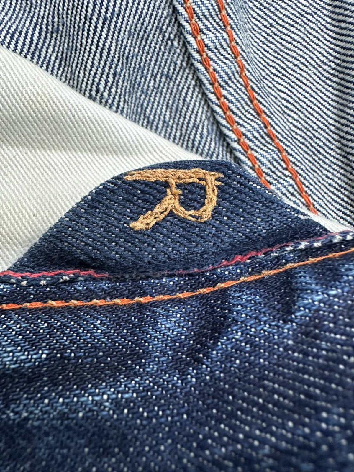45rpm R by 45Rpm Indigo Blue Selvedge Denim Jeans Size US 31 - 15 Thumbnail