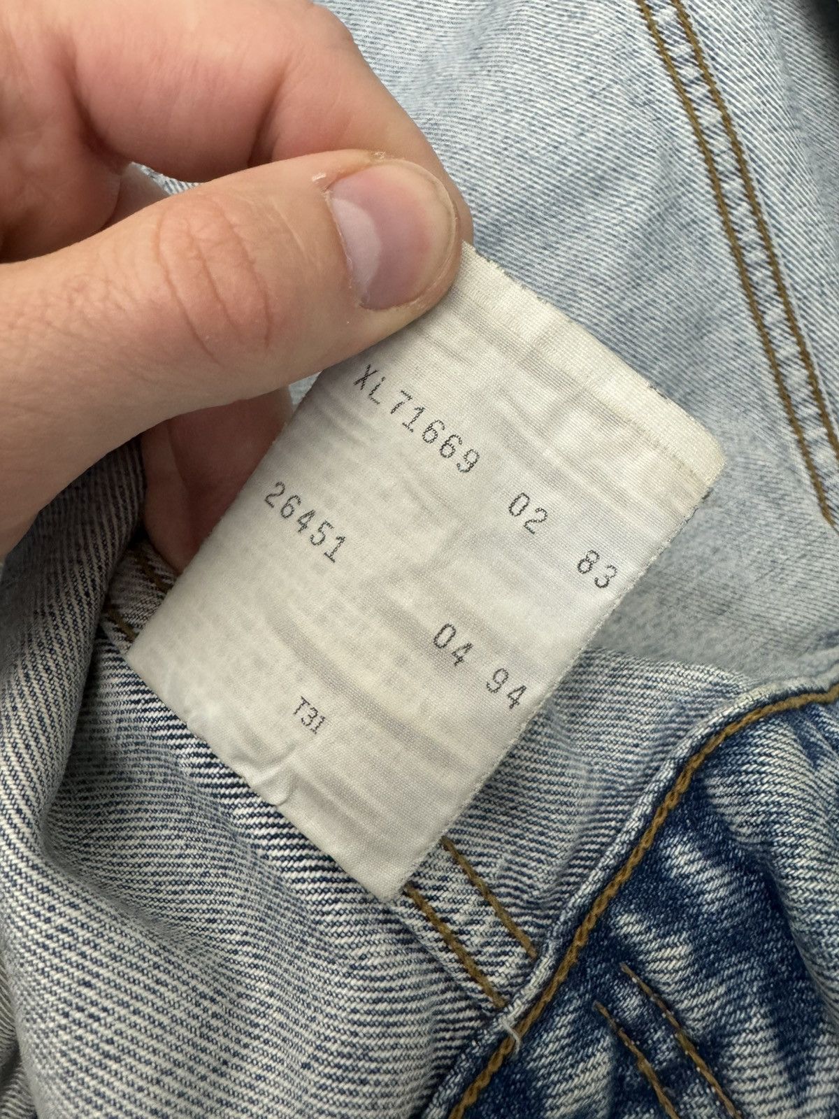 Levi's Levis Vintage 90s Trucker Denim Jacket Hype Jeans Casual Size US XL / EU 56 / 4 - 5 Thumbnail