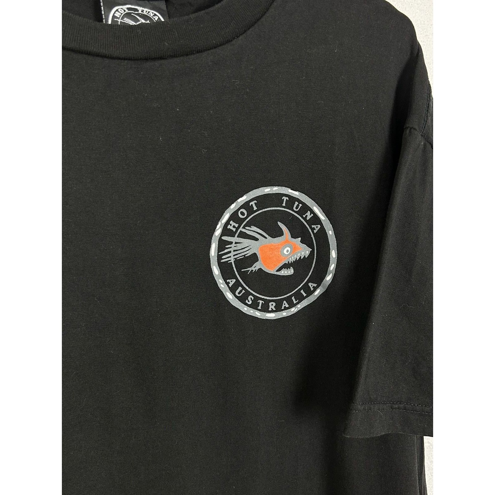 Hot Tuna 90s Vintage Hot Tuna Big Piranha Logo Surfing T-Shirt Size US M / EU 48-50 / 2 - 6 Thumbnail