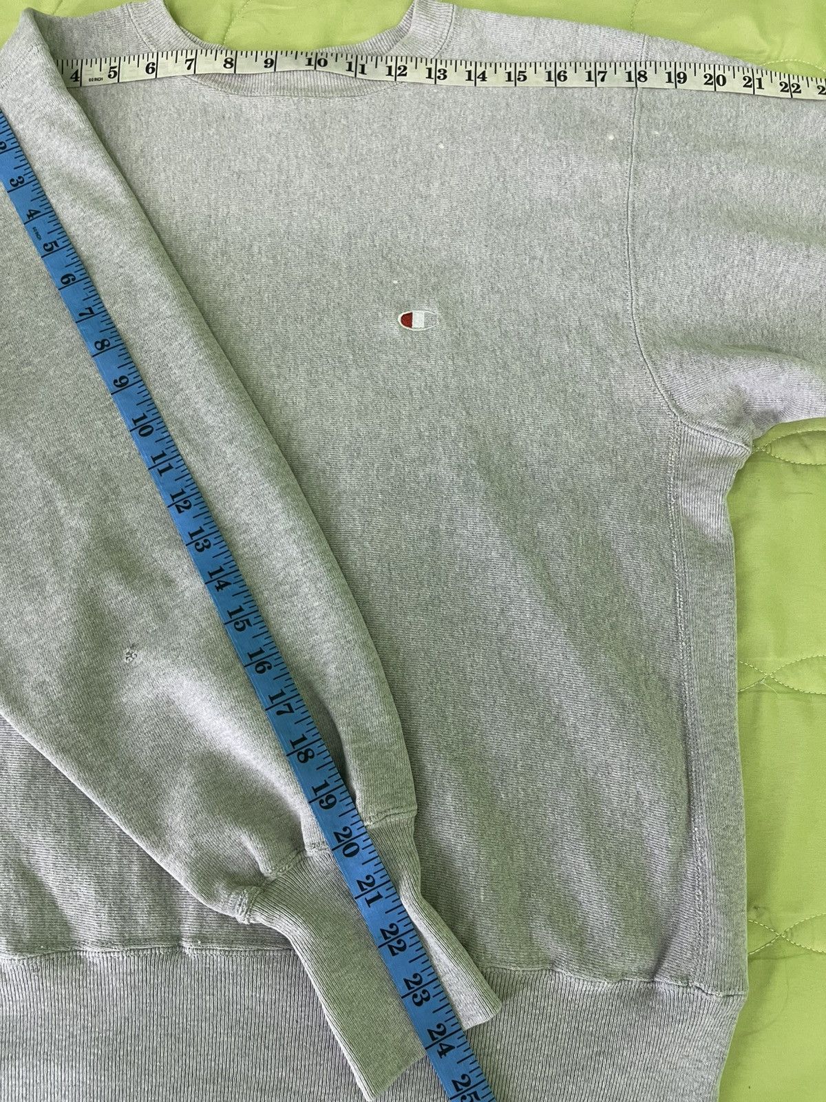 Champion Vintage Champion Reverse Weave Small Logo Grey Sweatshirt Size US M / EU 48-50 / 2 - 10 Thumbnail
