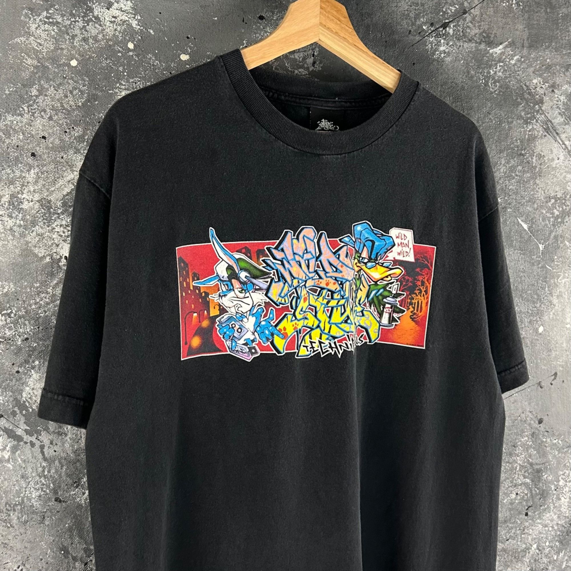 Vintage Vintage 2000’s Rare Graffiti hip hop shirt Size US L / EU 52-54 / 3 - 2 Thumbnail