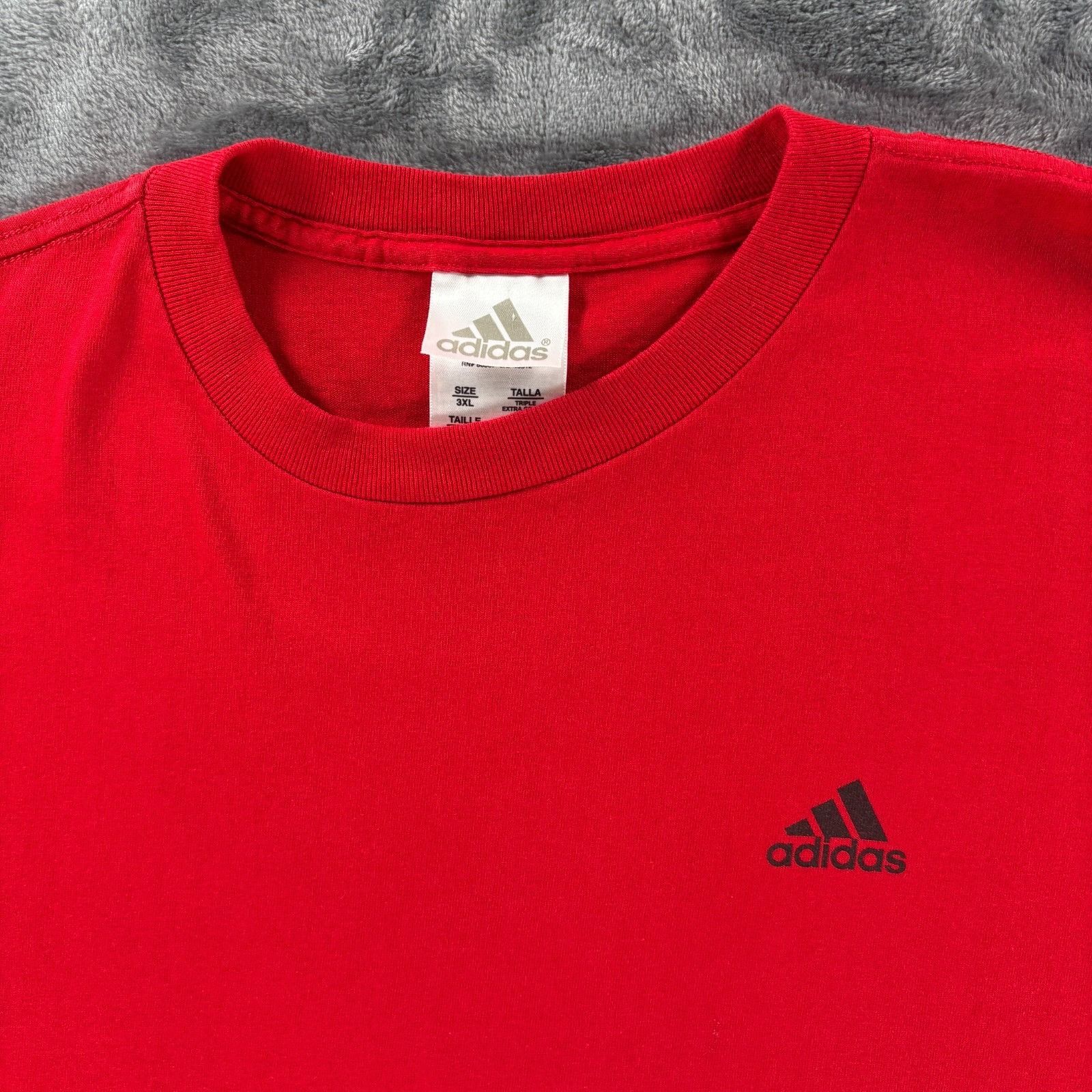 Adidas Vintage Adidas Equipment Red T-Shirt Men 3XL Made In USA Big Size US XXL / EU 58 / 5 - 3 Thumbnail