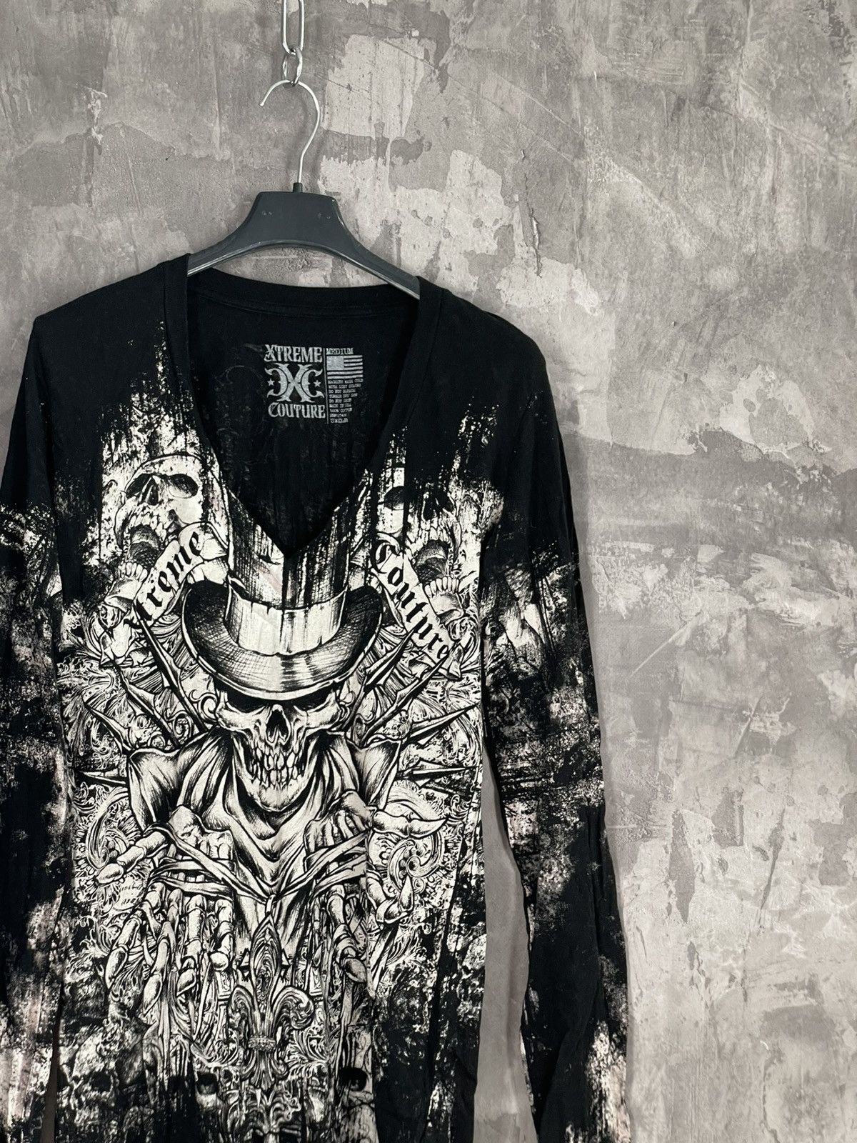 Vintage Vintage Affliction Style Skate Long Sleeve Y2K Hype Size M Size US M / EU 48-50 / 2 - 4 Thumbnail