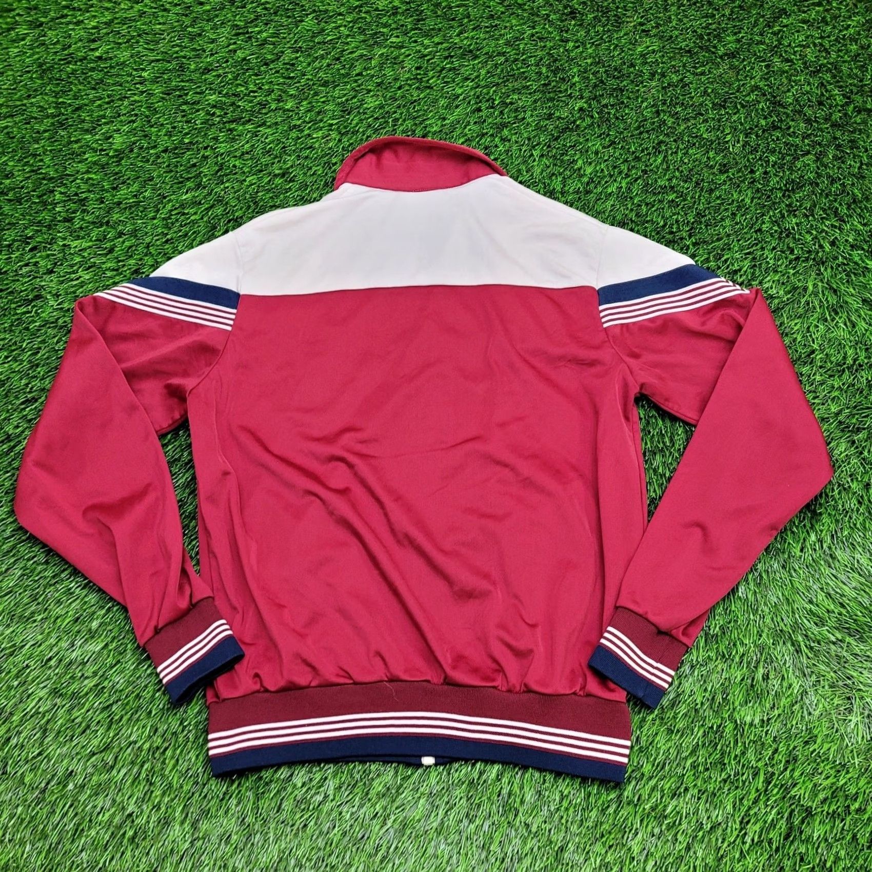 Vintage VINTAGE Footlocker Track Jacket Womens Medium Red 80s Size 4XL / US 24-26 - 2 Thumbnail