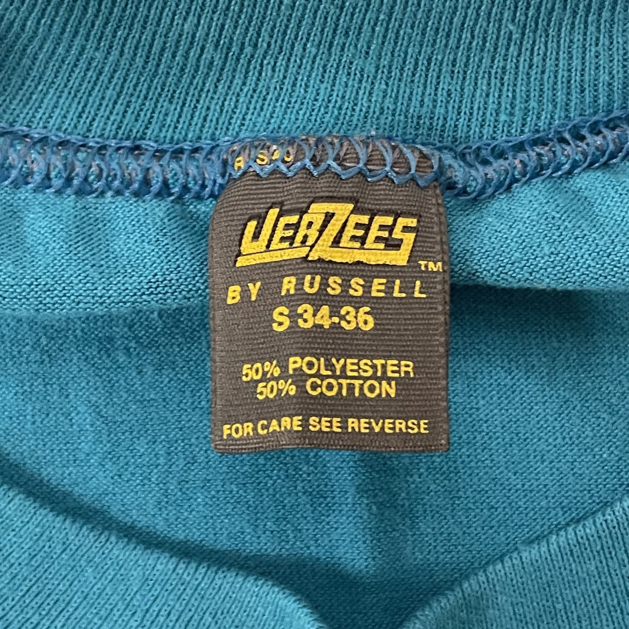 Russell Athletic Vtg Russell Turquoise 1983 YELLOWSTONE National Park T Shirt Size US S / EU 44-46 / 1 - 3 Thumbnail