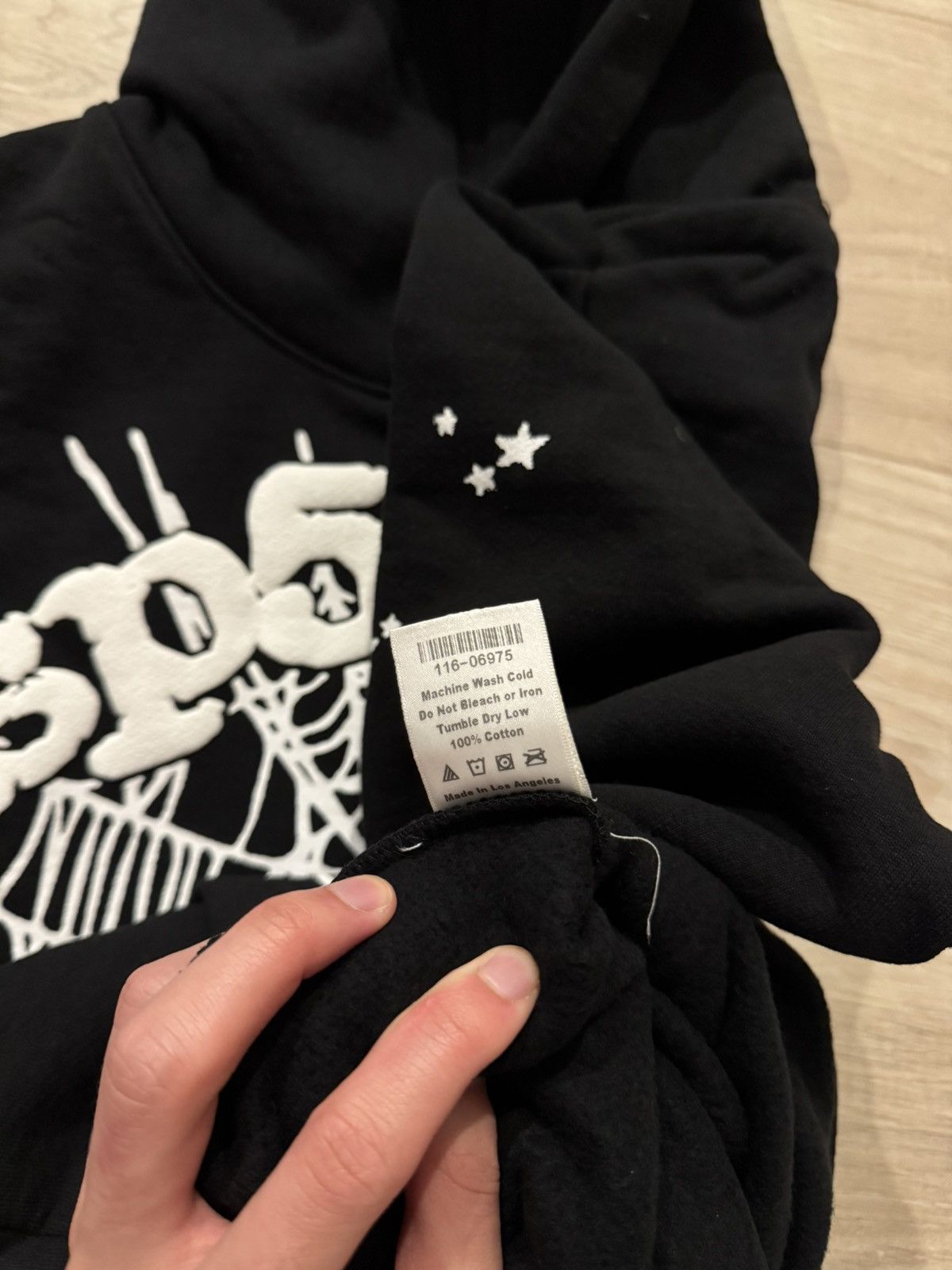 Sp5der SP5DER OG WEB HOODIE | BLACK Size US S / EU 44-46 / 1 - 3 Thumbnail