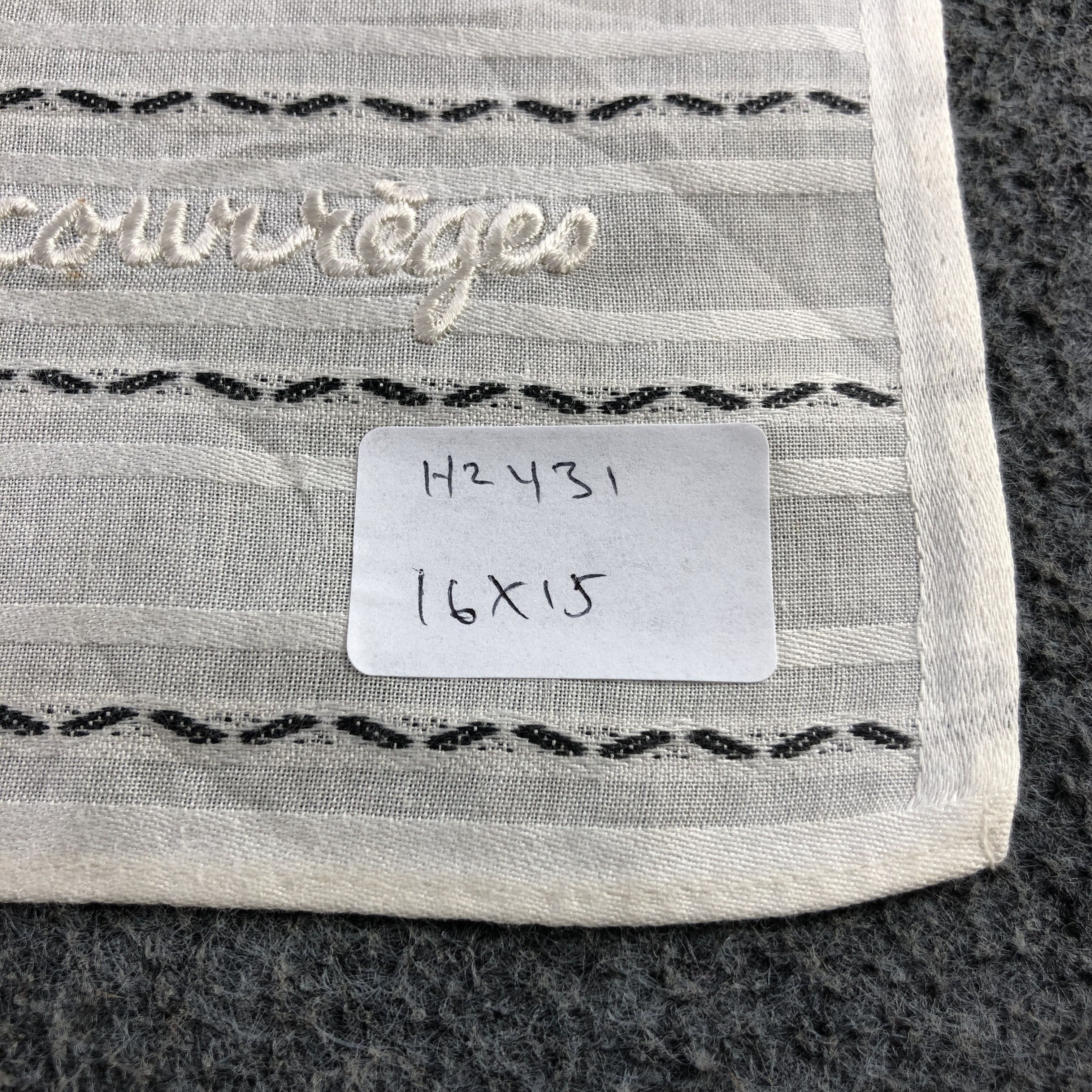 Courreges × Vintage Courreges Handkerchief Neckerchief Bandana H2423 Size ONE SIZE - 6 Thumbnail