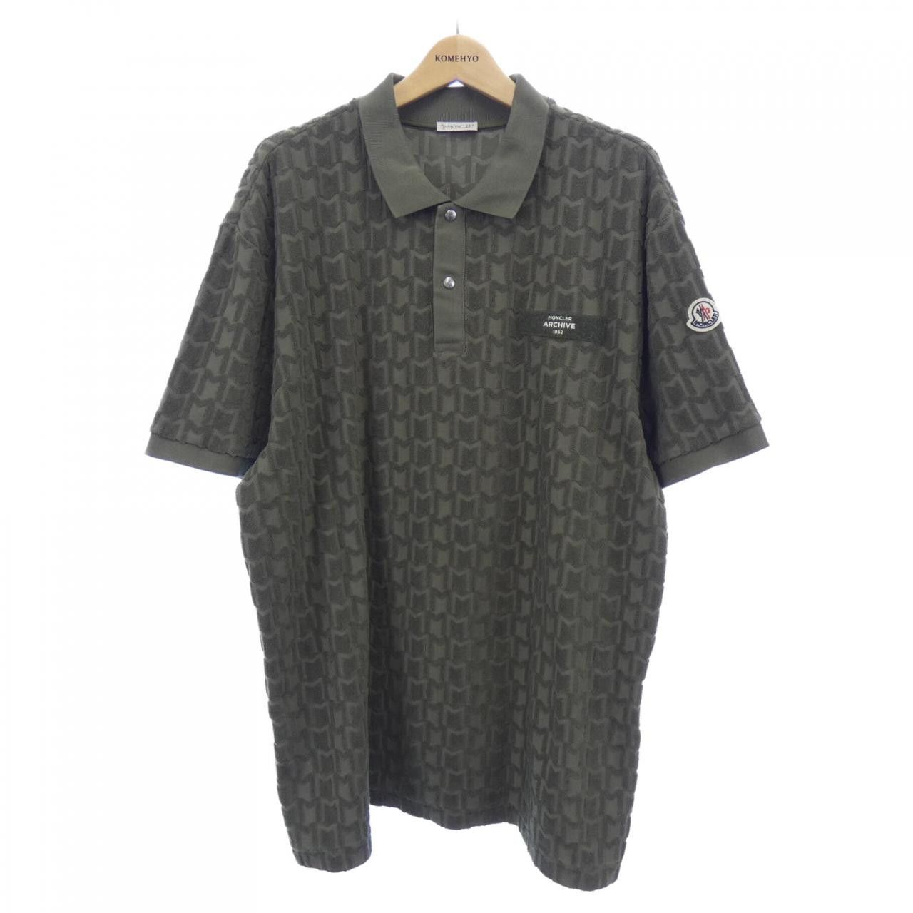 Moncler Moncler Moncler Cotton Polo Shirt Cotton Tops DUTY FREE for USA Size ONE SIZE - 1 Thumbnail