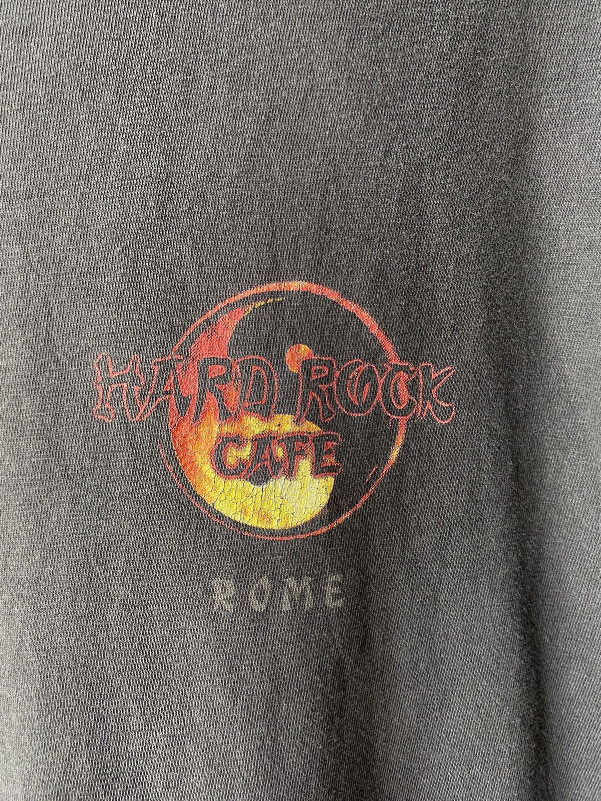 Hard Rock Cafe × Vintage 1990s - Hard Rock Cafe Rome Dragon Graphics Design Size US L / EU 52-54 / 3 - 6 Thumbnail