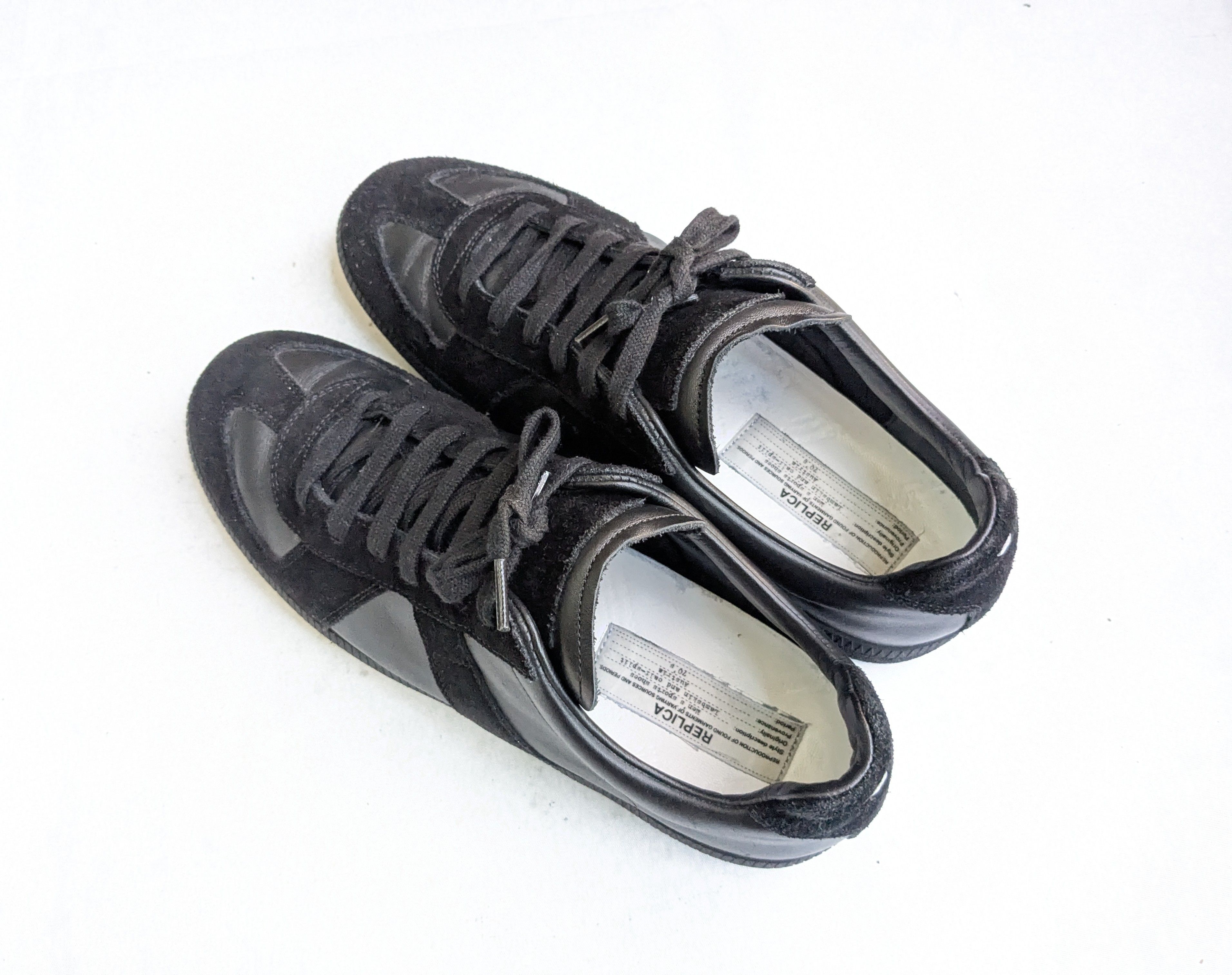 Maison Margiela Maison Margiela GAT Replica Black 10 43 Low Tops Size US 10 / EU 43 - 16 Thumbnail