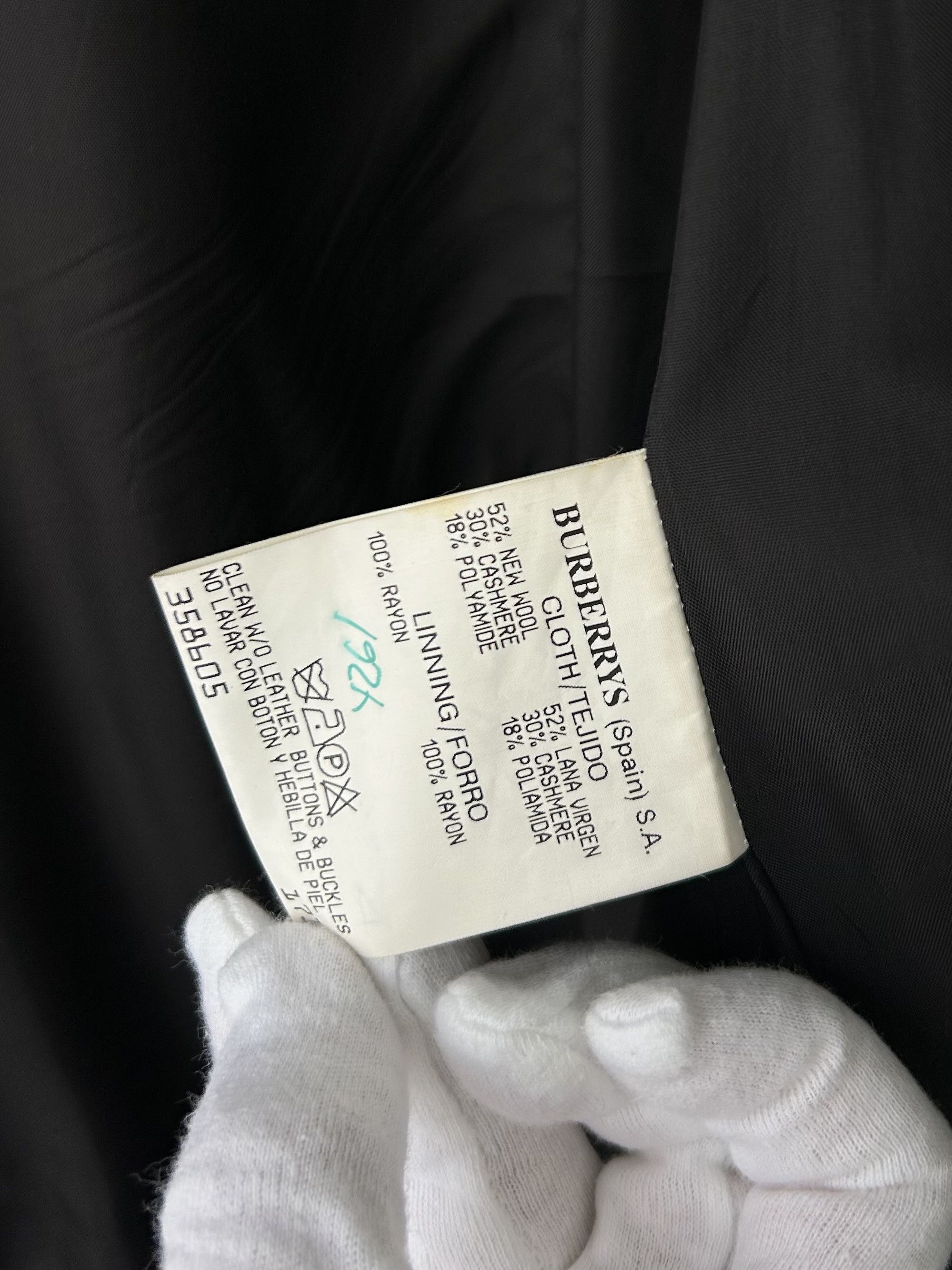 Burberry Burberrys’ Wool & Cashmere Longline Double-Breasted Blazer Size M / US 6-8 / IT 42-44 - 7 Thumbnail
