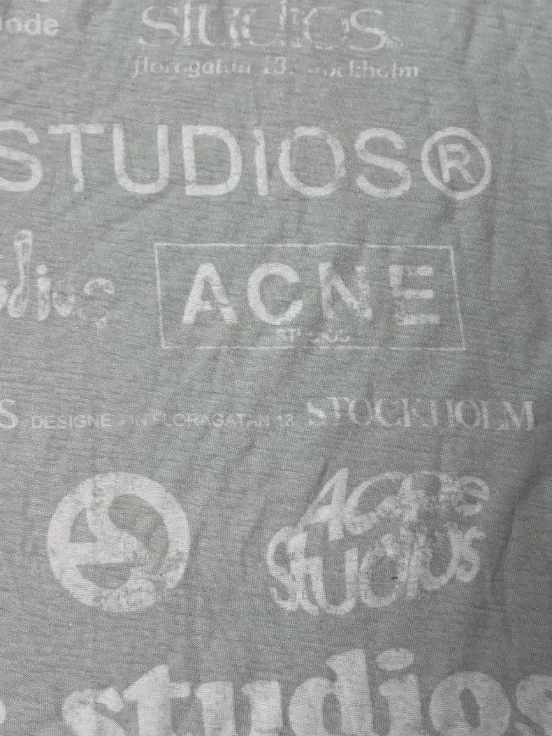 Acne Studios Acne Studios Round Neck Letter Logo Printed Casual Short S Size US L / EU 52-54 / 3 - 3 Thumbnail