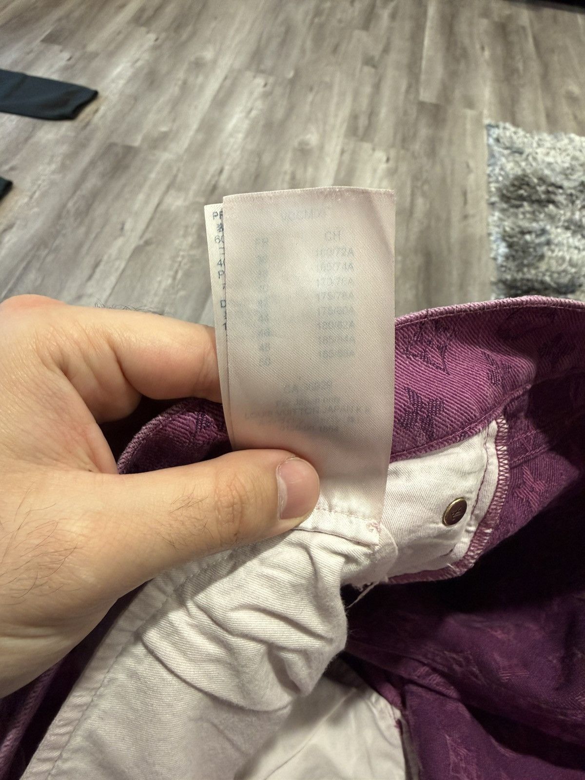 Louis Vuitton Louis Vuitton Purple Monogram Denim Pants Size US 32 / EU 48 - 10 Thumbnail