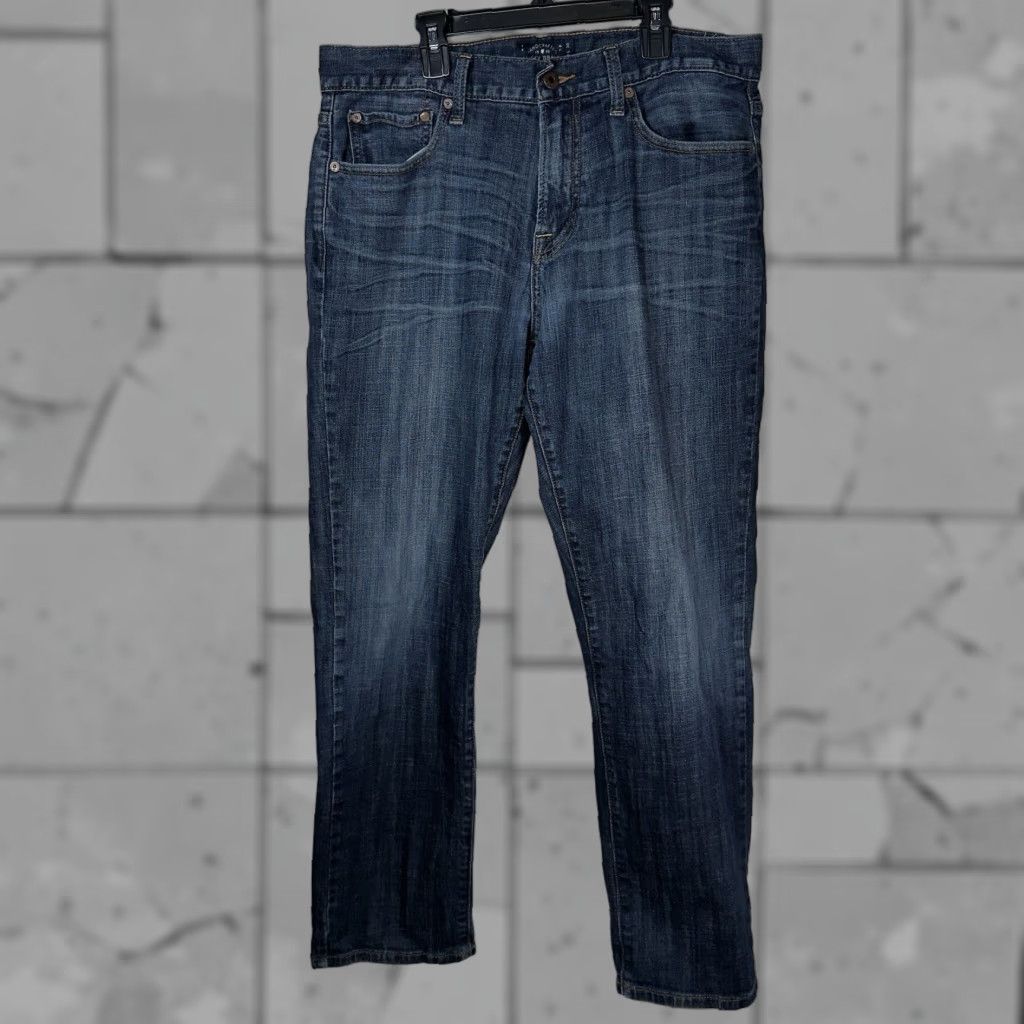 Lucky Brand Lucky Brand Blue Cotton 221 Original Straight Jeans Mens Size 34x30 Size US 34 / EU 50 - 1 Thumbnail
