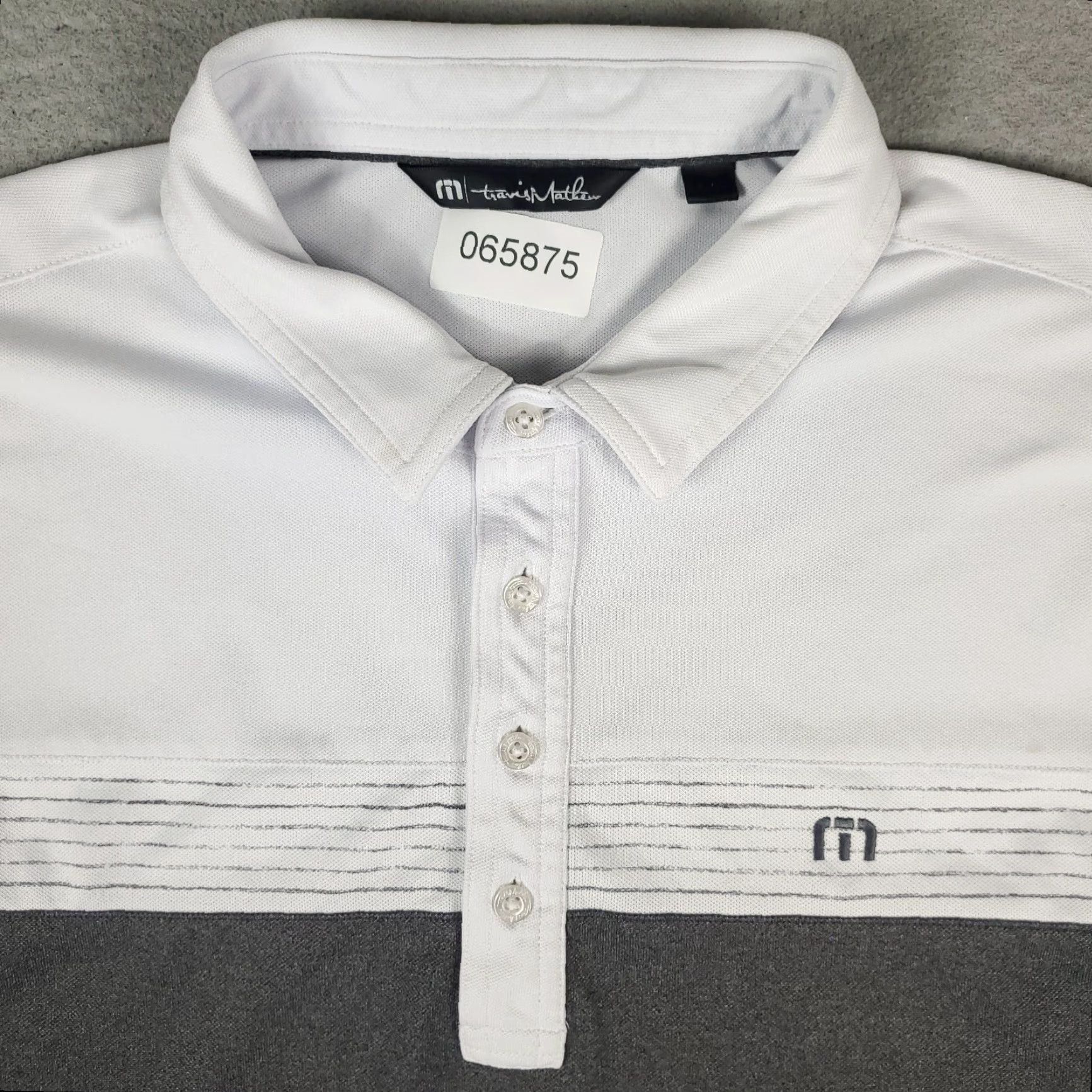 TravisMathew Travis Mathew Polo Shirt Mens XL Gray Golf Casual Short Sleeve Shirt Size US XL / EU 56 / 4 - 2 Thumbnail