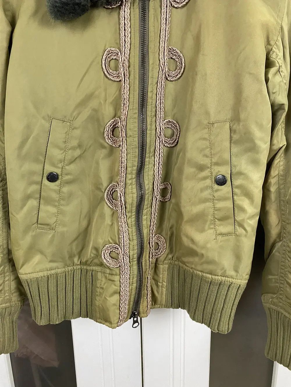 Avirex Vintage Avirex Bomber Jacket Fur Hood Size US S / EU 44-46 / 1 - 10 Thumbnail