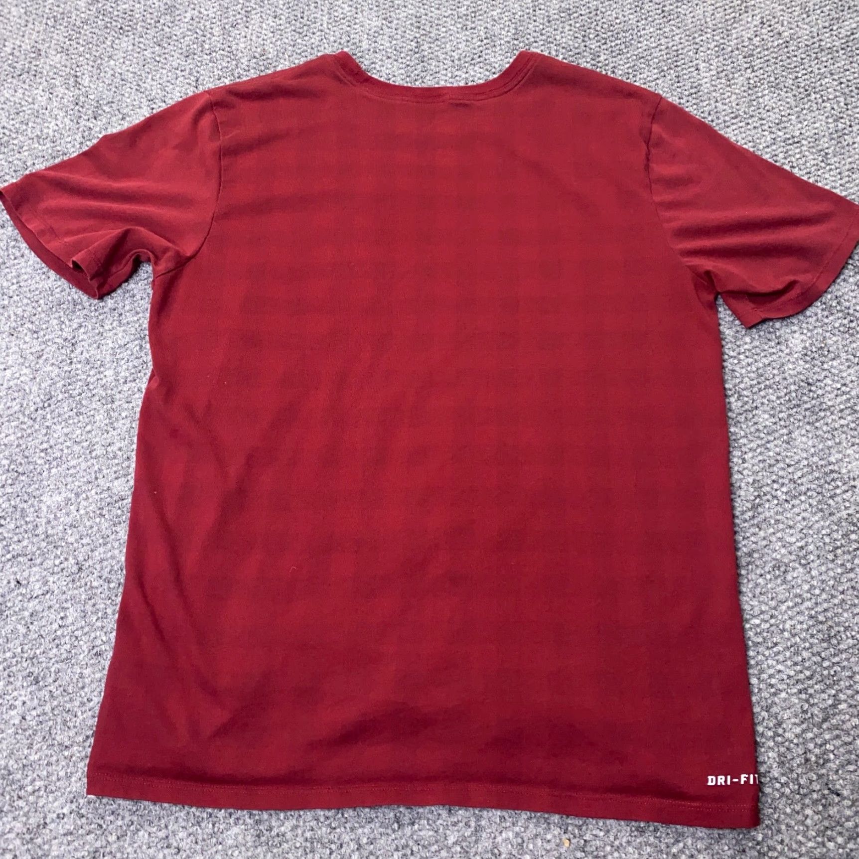 Nike Nike SB Shirt Women L Red Dri-Fit Plaid Pocket Short Sleeve Crew Neck Pullover Cotton Polyester Skateboarding Casual Activewear Size L / US 10 / IT 46 - 5 Thumbnail