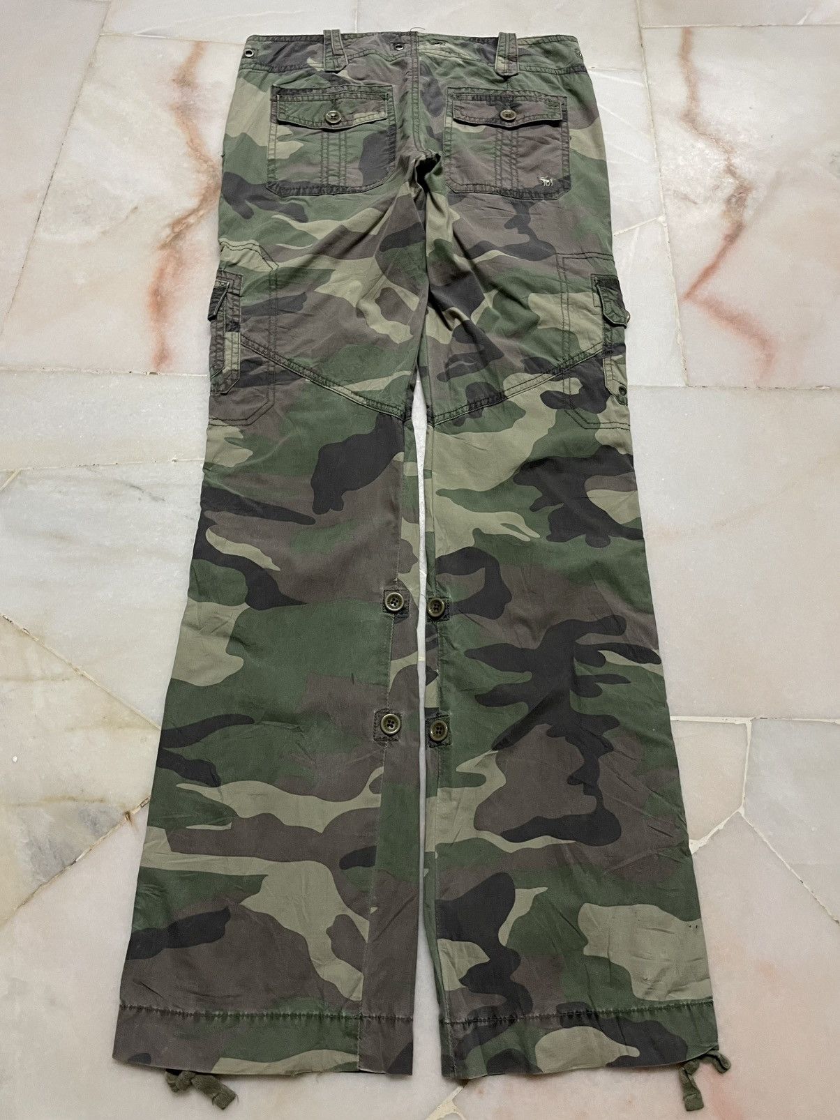 Vintage Abercrombie & Fitch Camouflage Rare Tactical Cargo