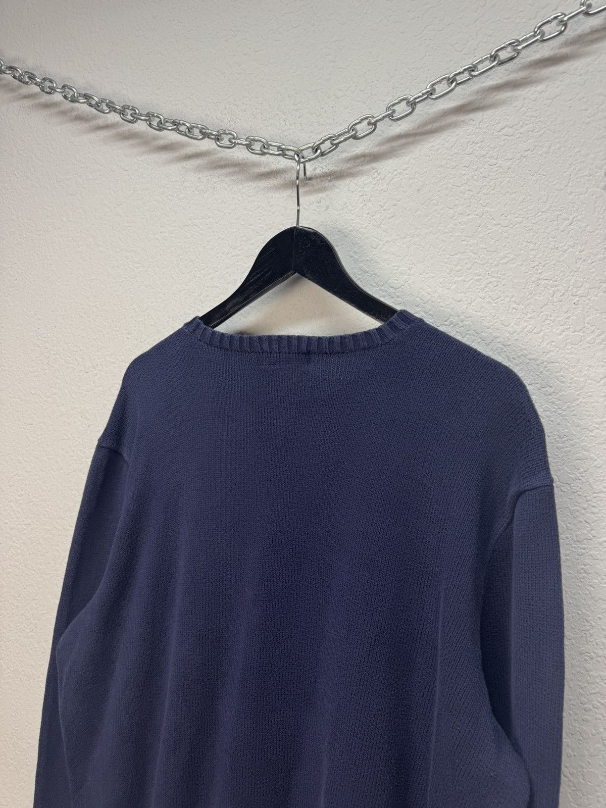 Polo Ralph Lauren Vintage Polo Ralph Lauren Sweater Navy Y2k Double RRL Sk8 Size US XL / EU 56 / 4 - 16 Thumbnail