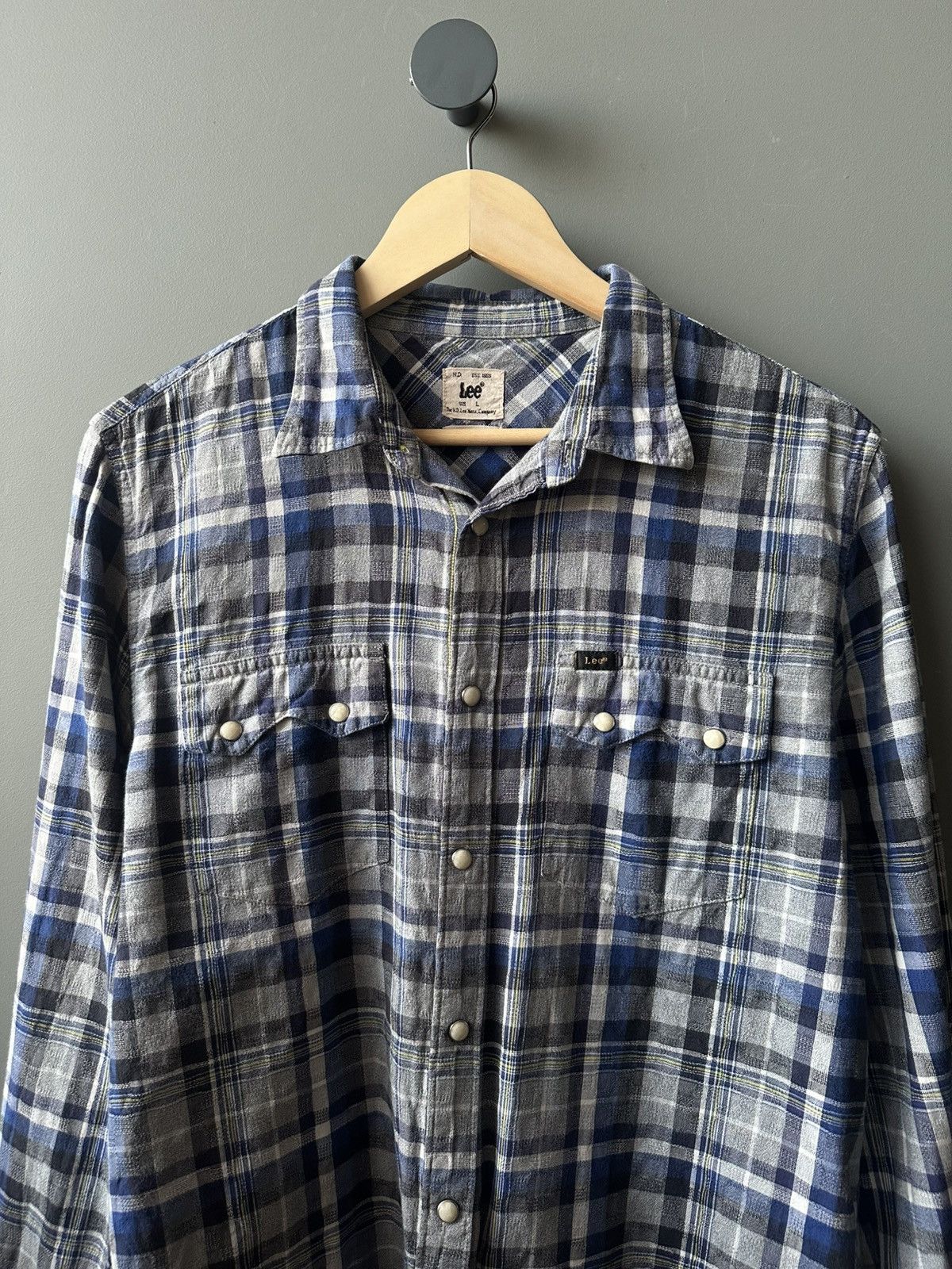 Lee Lee Western Check Cotton Shirt Size L Size US L / EU 52-54 / 3 - 2 Thumbnail
