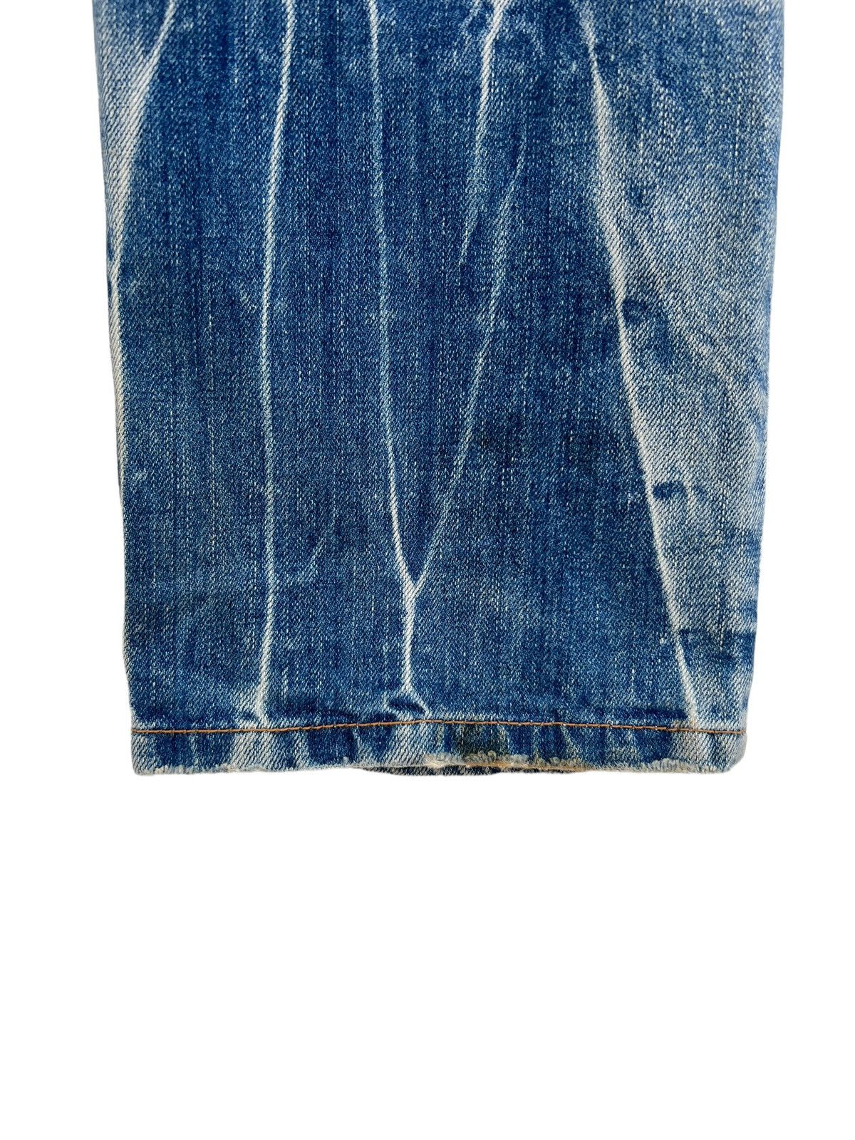 JACKROSE Jackrose Bleached Distressed Denim Patches Denim Jeans Size US 31 - 23 Thumbnail
