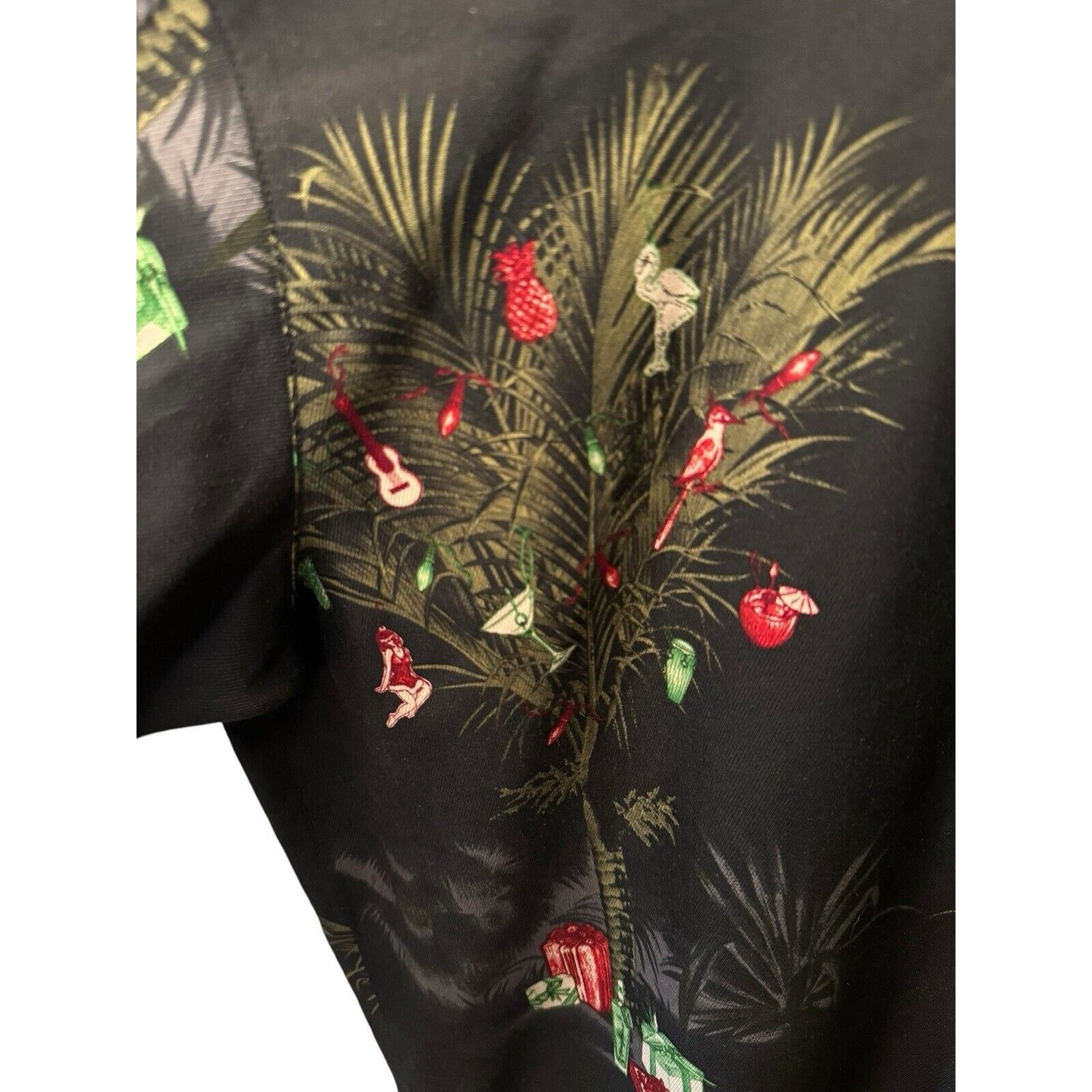 Tommy Bahama Tommy Bahama Silk Wool Christmas Holiday Camp Shirt Size US XXL / EU 58 / 5 - 8 Thumbnail
