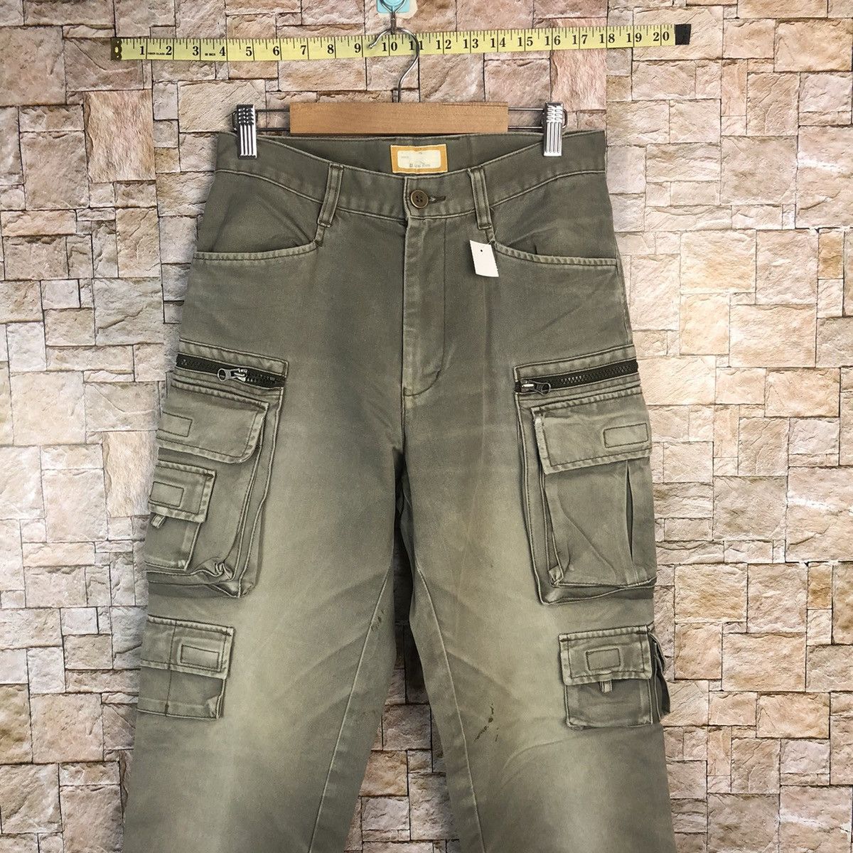 Japanese Brand Long John faded utility Cargo Multipocket Pants #A82 Size US 29 - 2 Thumbnail