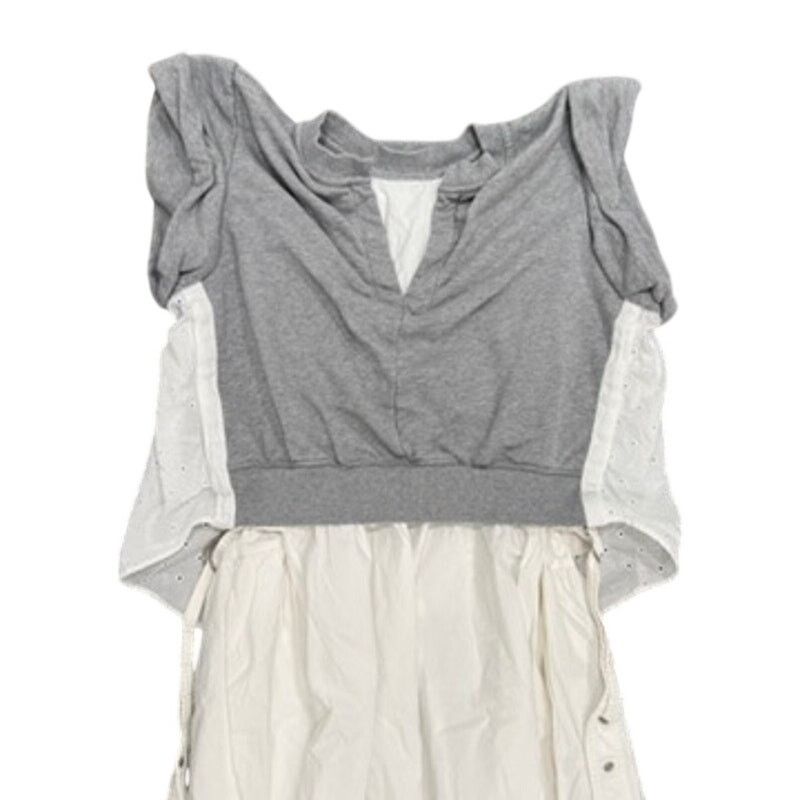 3.1 Phillip Lim 3.1 Phillip Lim Combo Tiered Sweatshirt Midi Dress, Size M Size M / US 6-8 / IT 42-44 - 5 Thumbnail
