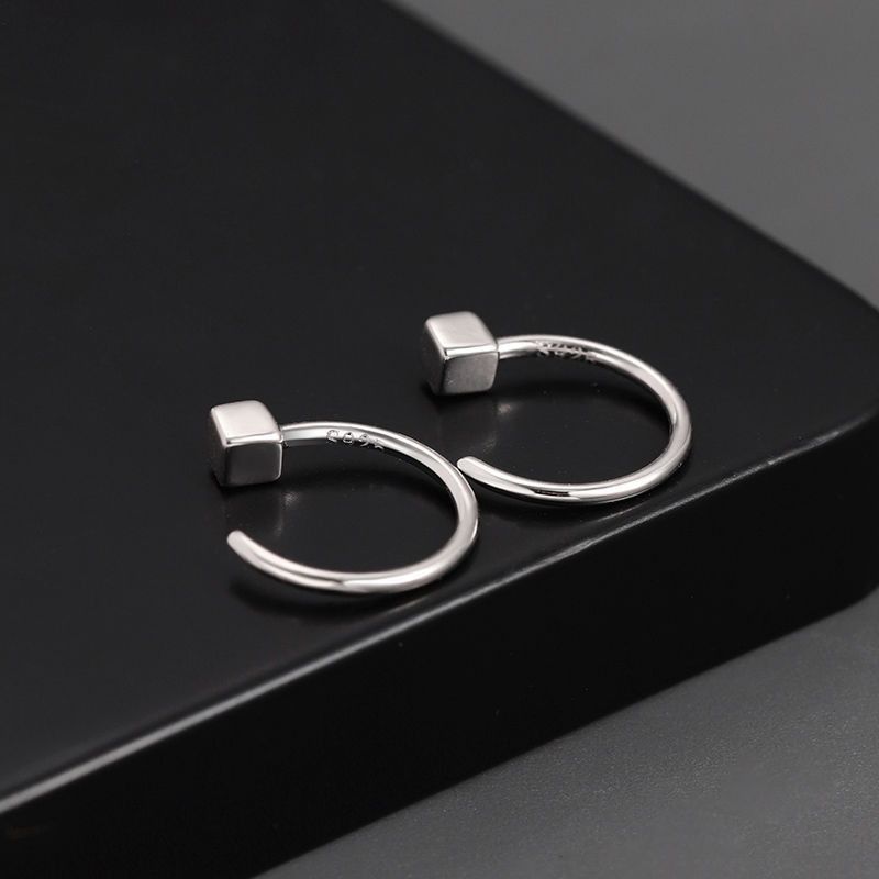 Jewelry Retro Earrings One Pairs Chrome Jewelry Size ONE SIZE - 2 Thumbnail