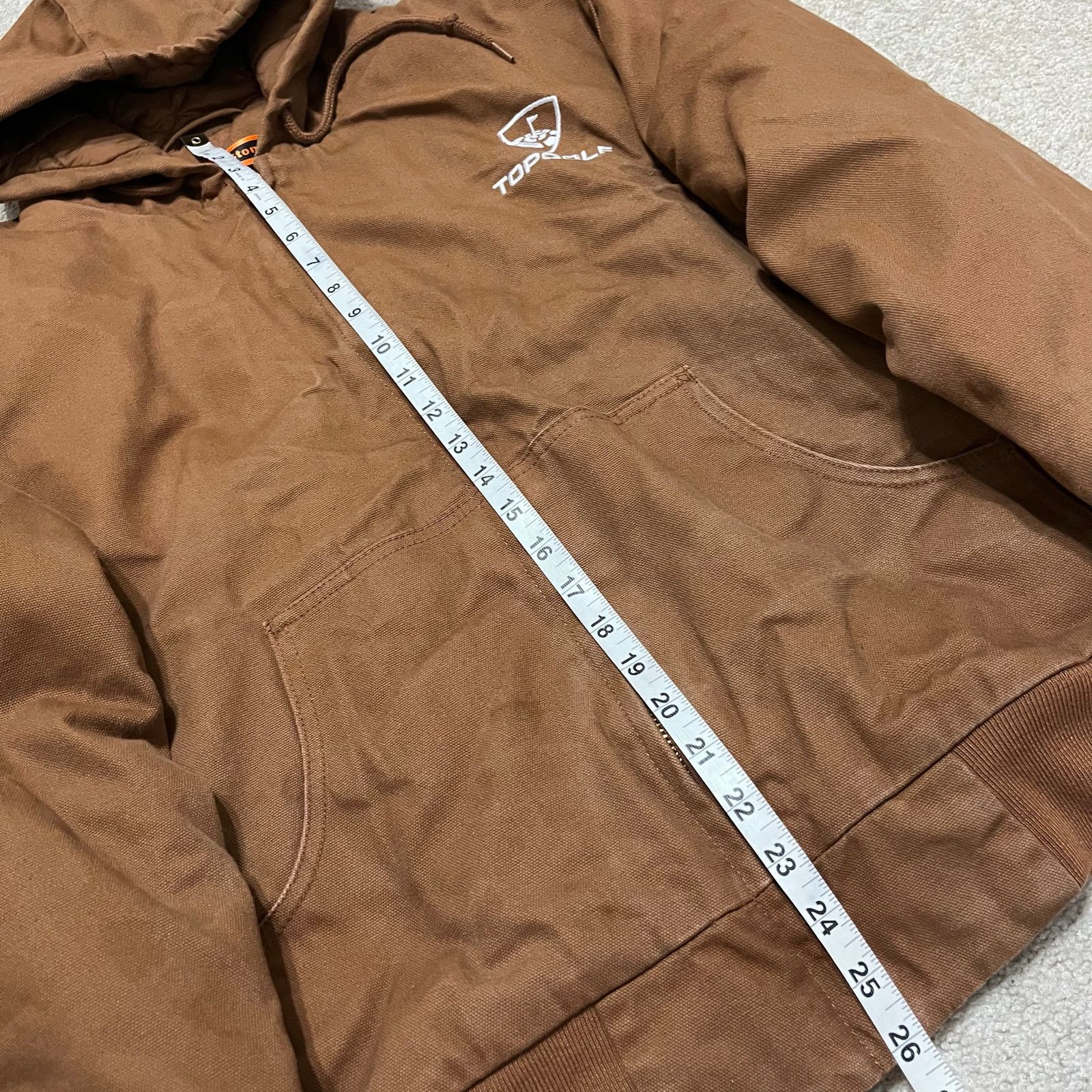 Other Corner Stone Full Zip Brown Hooded Workwear Jacket Medium Size US M / EU 48-50 / 2 - 5 Thumbnail