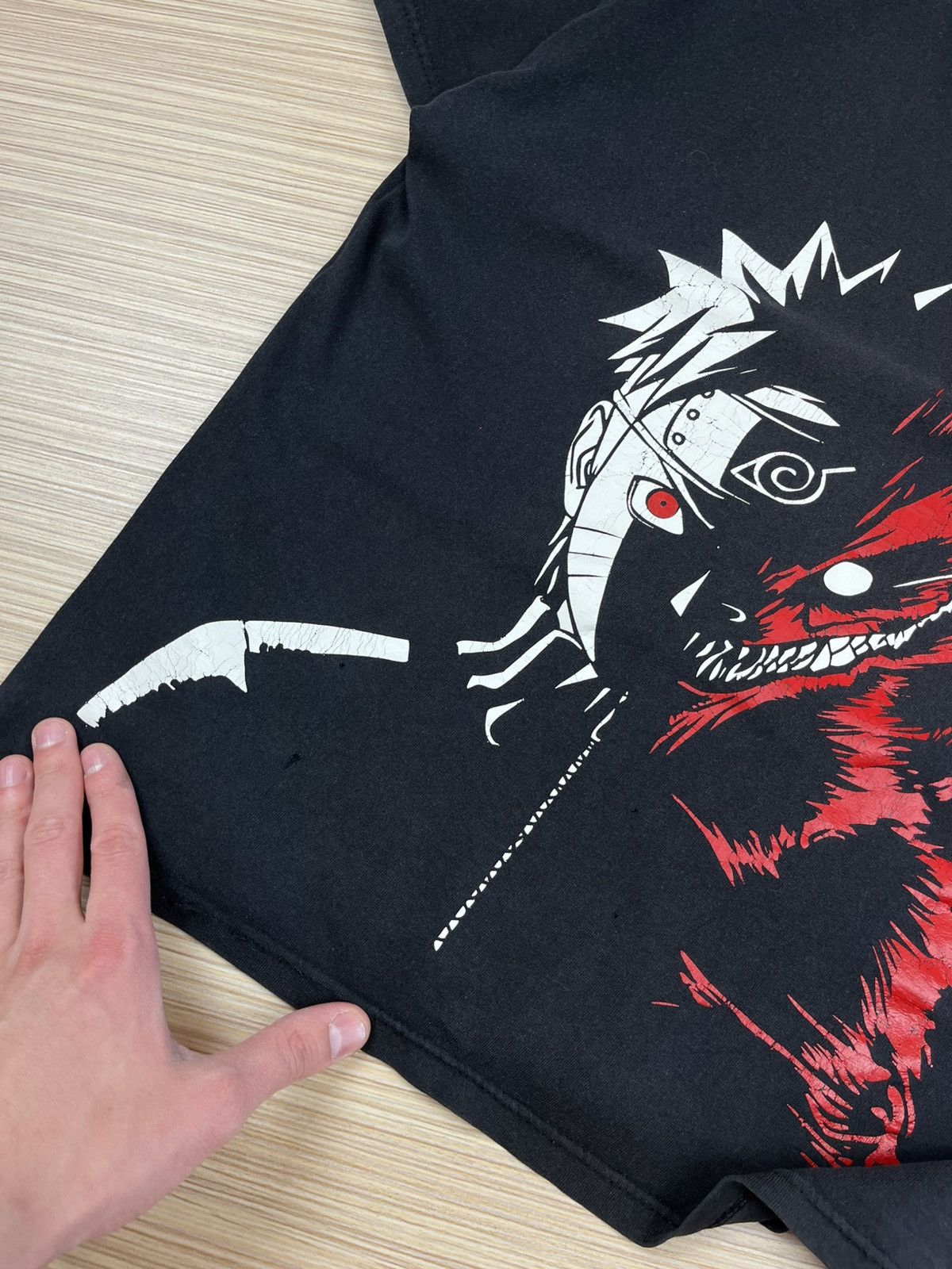 Band Tees × Vintage Vintage Y2K Naruto Horror Face Tee Art Band Rock Streetwear Size US L / EU 52-54 / 3 - 6 Thumbnail