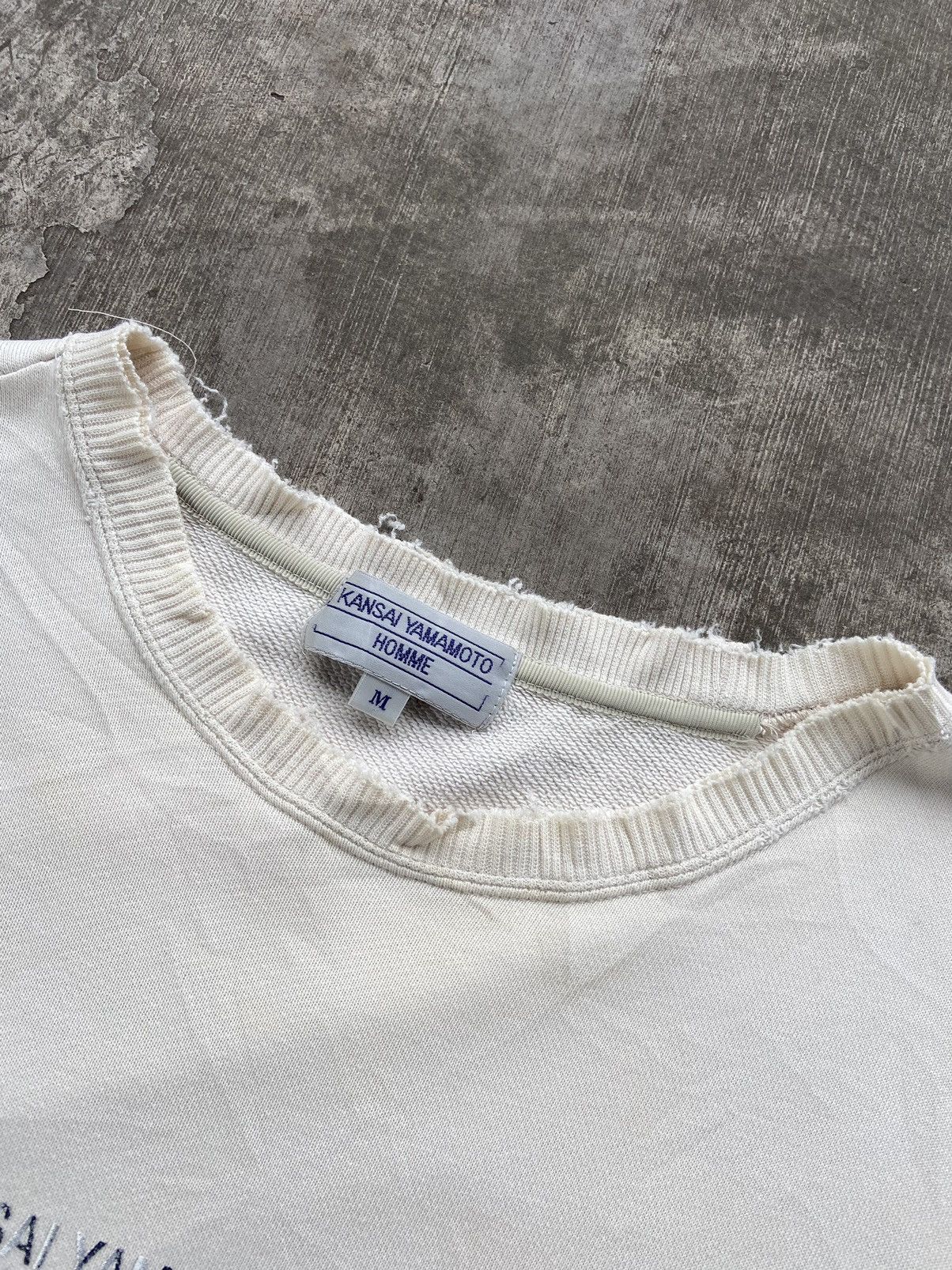 Kansai Yamamoto Vintage 1990’s Kansai Yamamoto Homme Center LogoSweatshirt Size US M / EU 48-50 / 2 - 6 Thumbnail