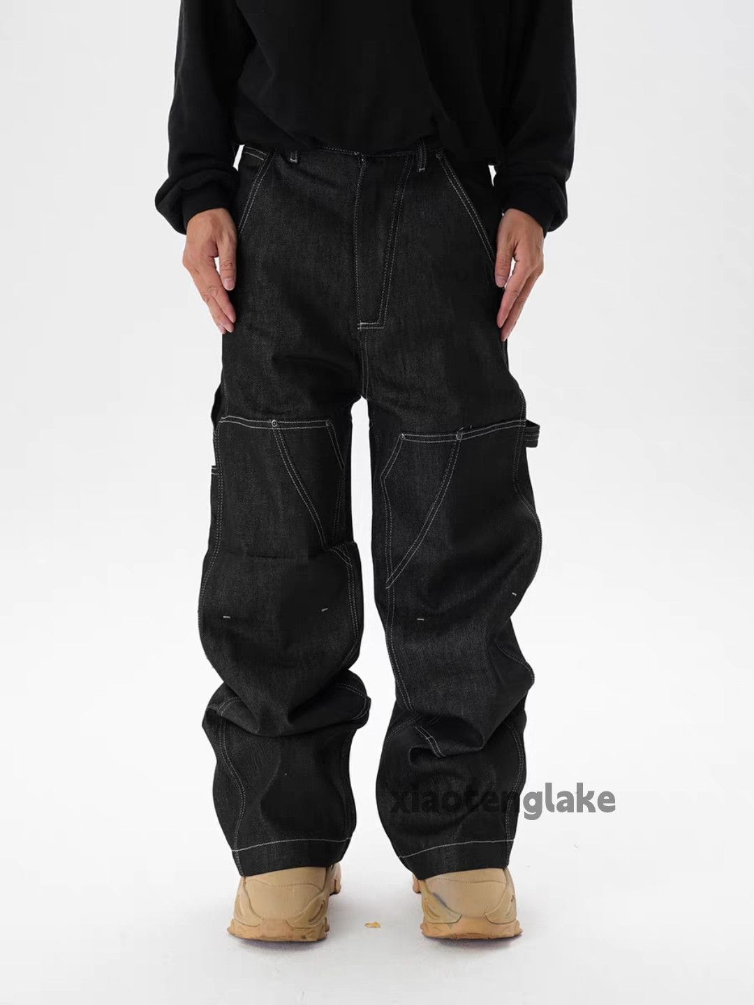 Jean ltx vintage loose baggy skate hiphop carpenter jeans Size US 34 / EU 50 - 5 Thumbnail
