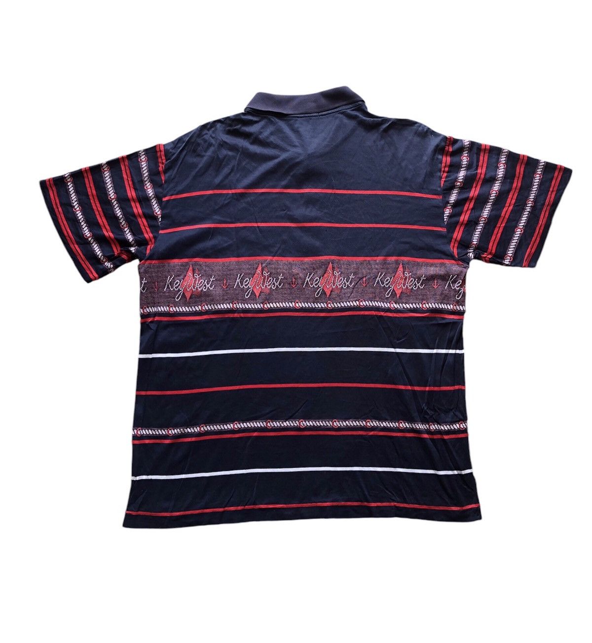 Givenchy Givenchy Polos Keywest Sailing Ship Logo Stripe Tee Size US L / EU 52-54 / 3 - 3 Thumbnail